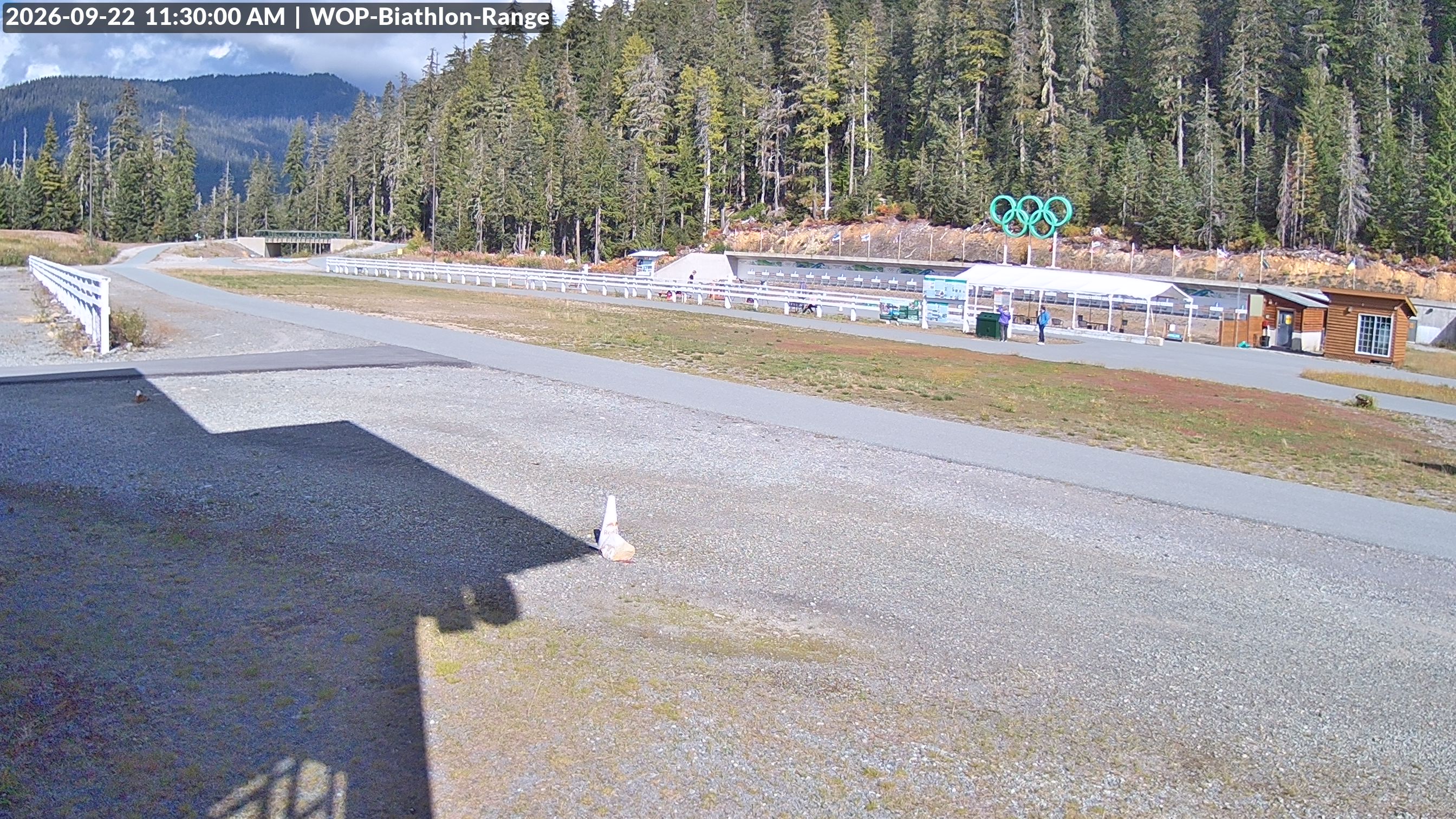 View looking North East to the Olympic Biathlon Range