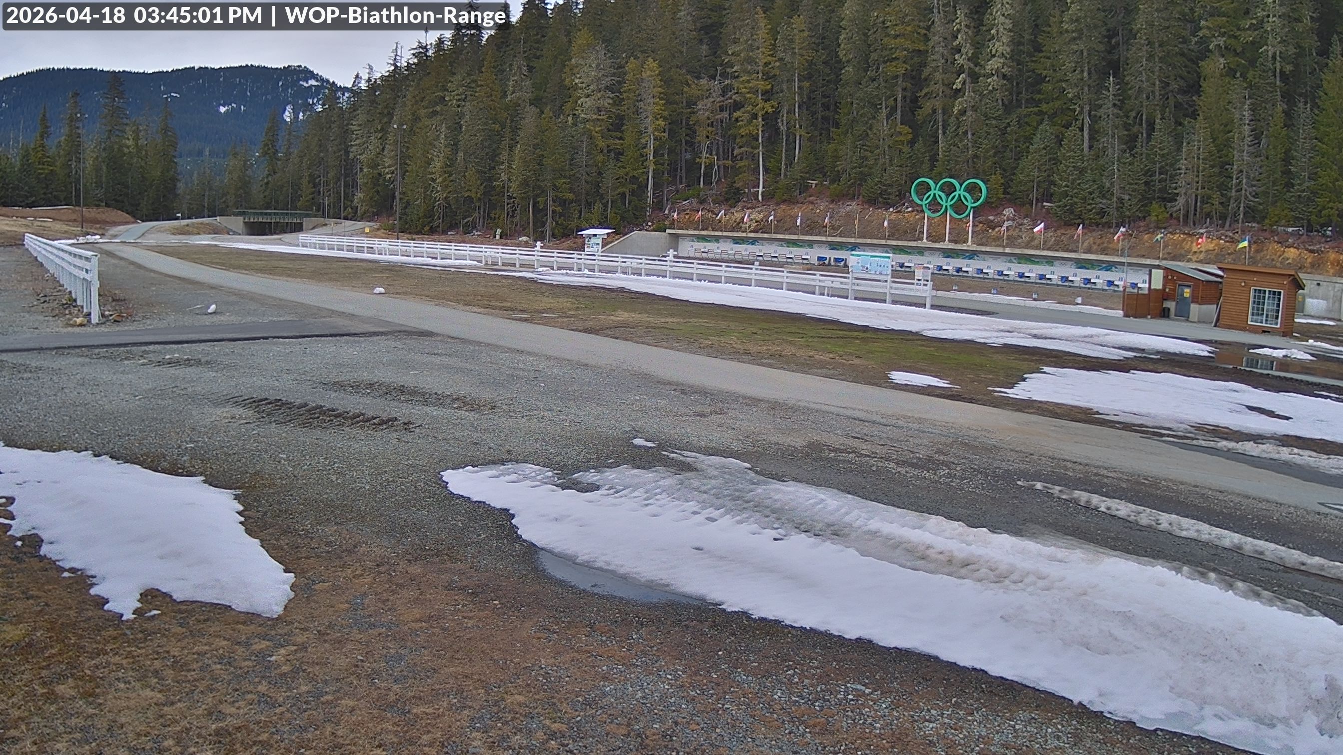 View looking North East to the Olympic Biathlon Range