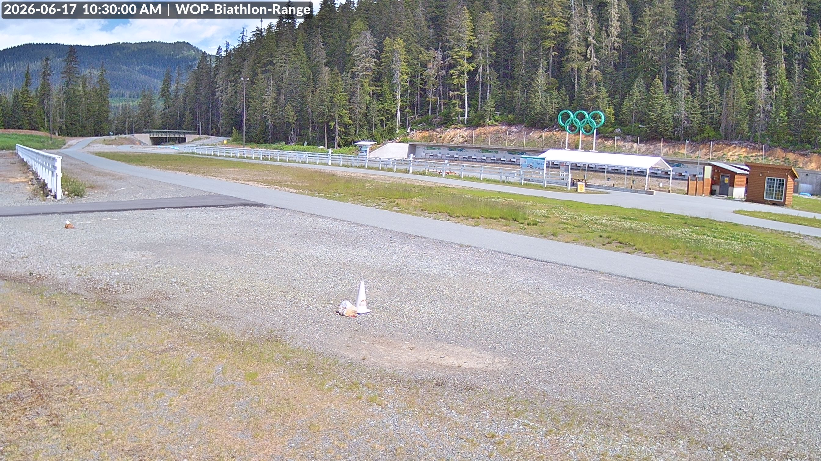 View looking North East to the Olympic Biathlon Range