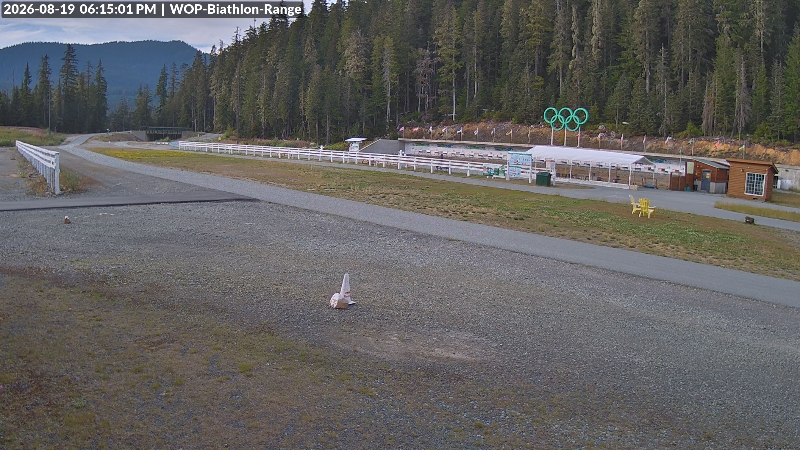 View looking North East to the Olympic Biathlon Range