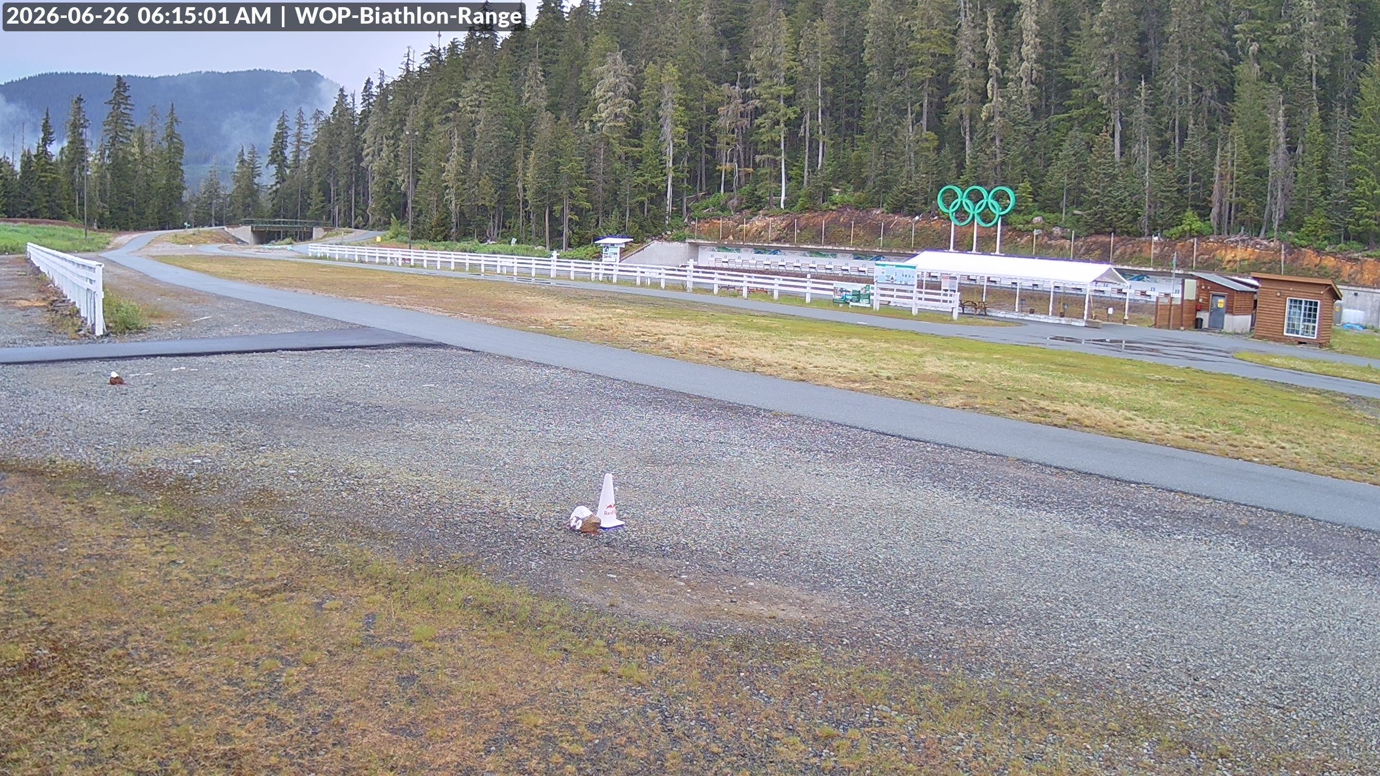 View looking North East to the Olympic Biathlon Range