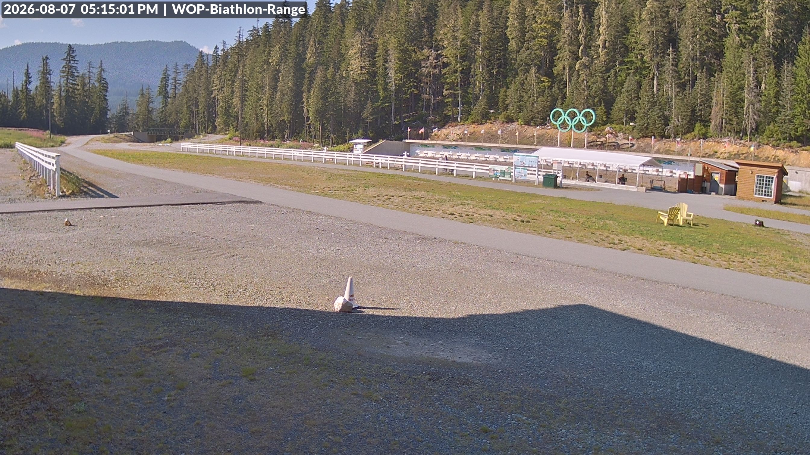 View looking North East to the Olympic Biathlon Range