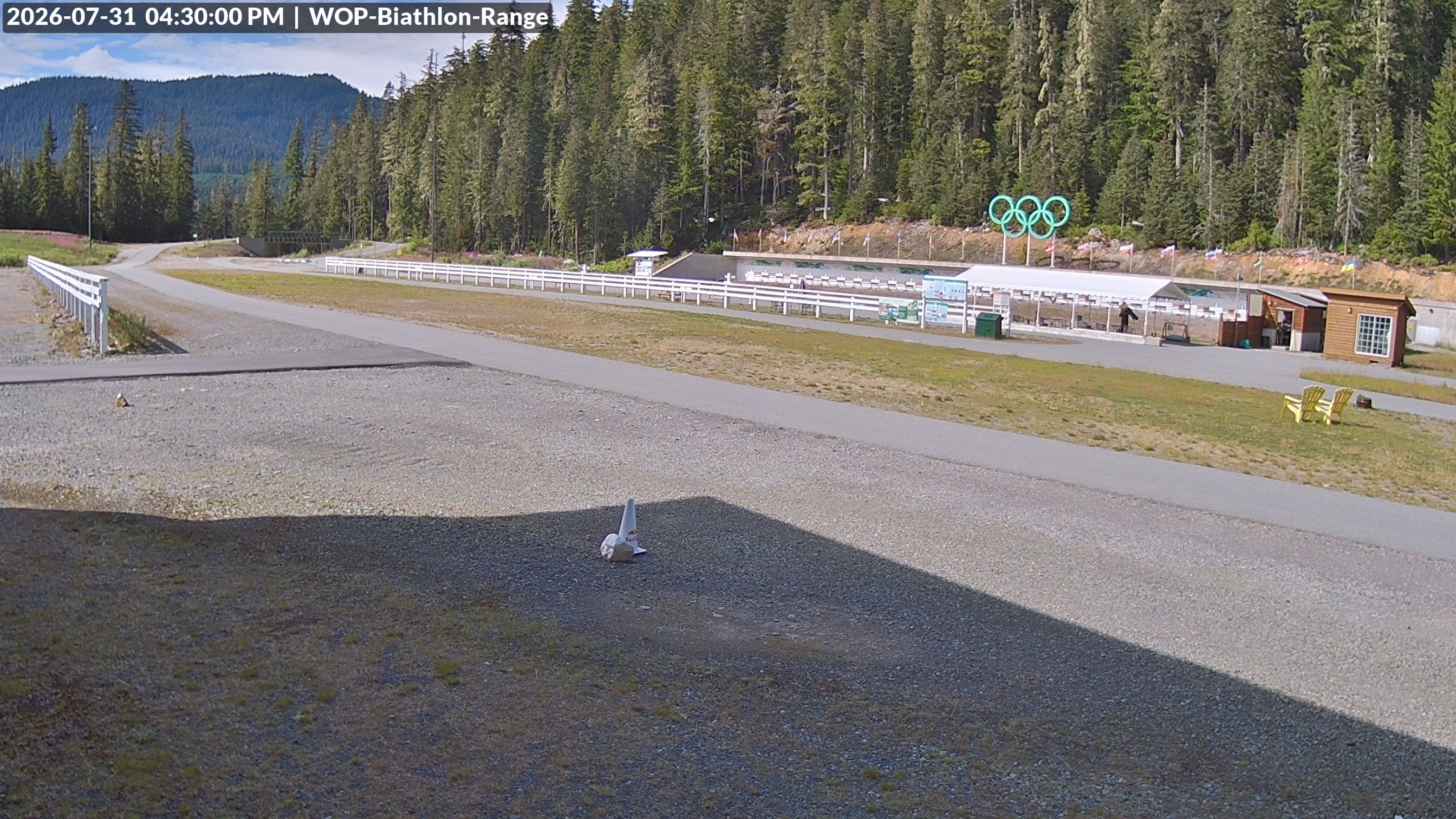 View looking North East to the Olympic Biathlon Range