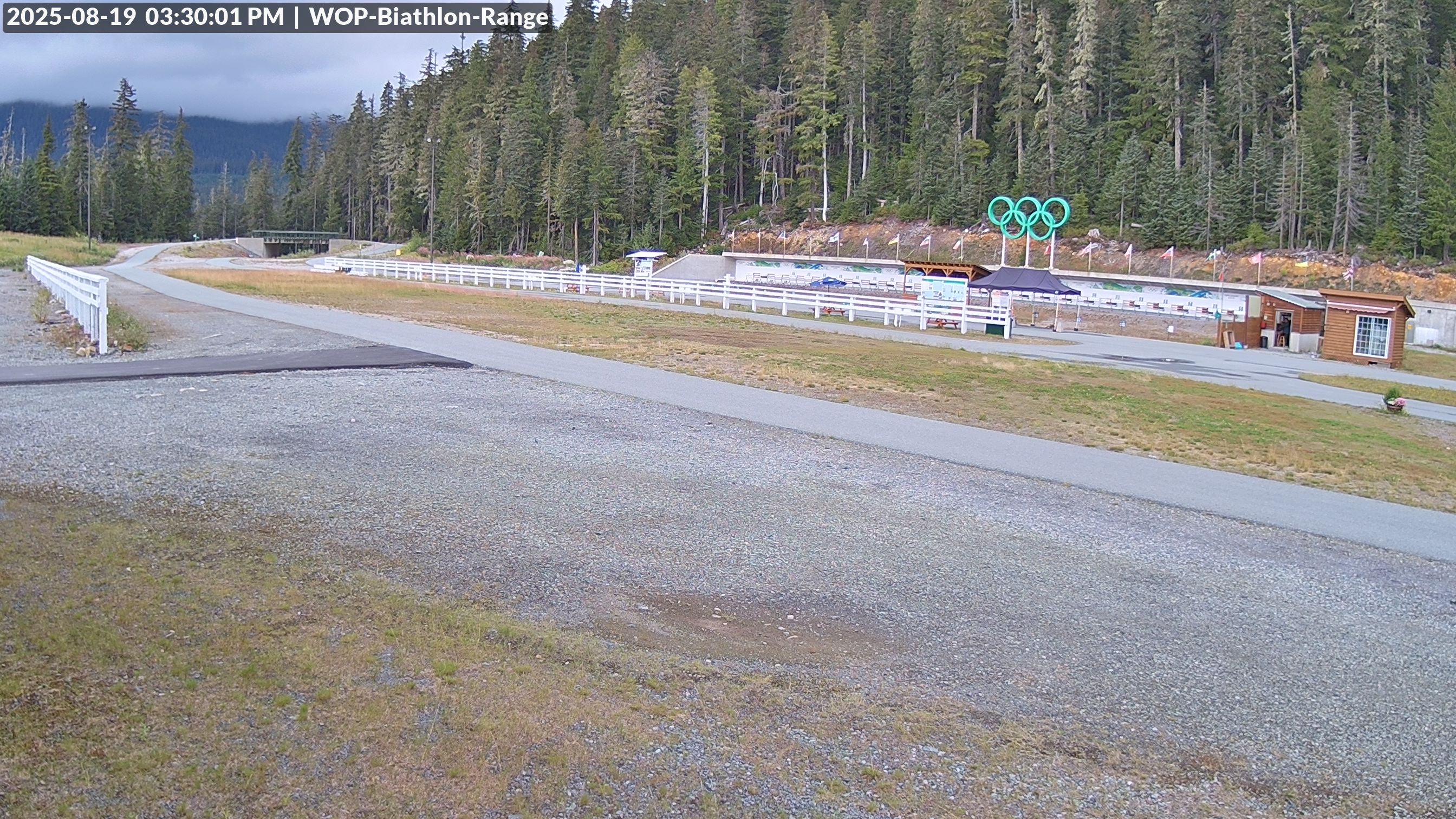 View looking North East to the Olympic Biathlon Range