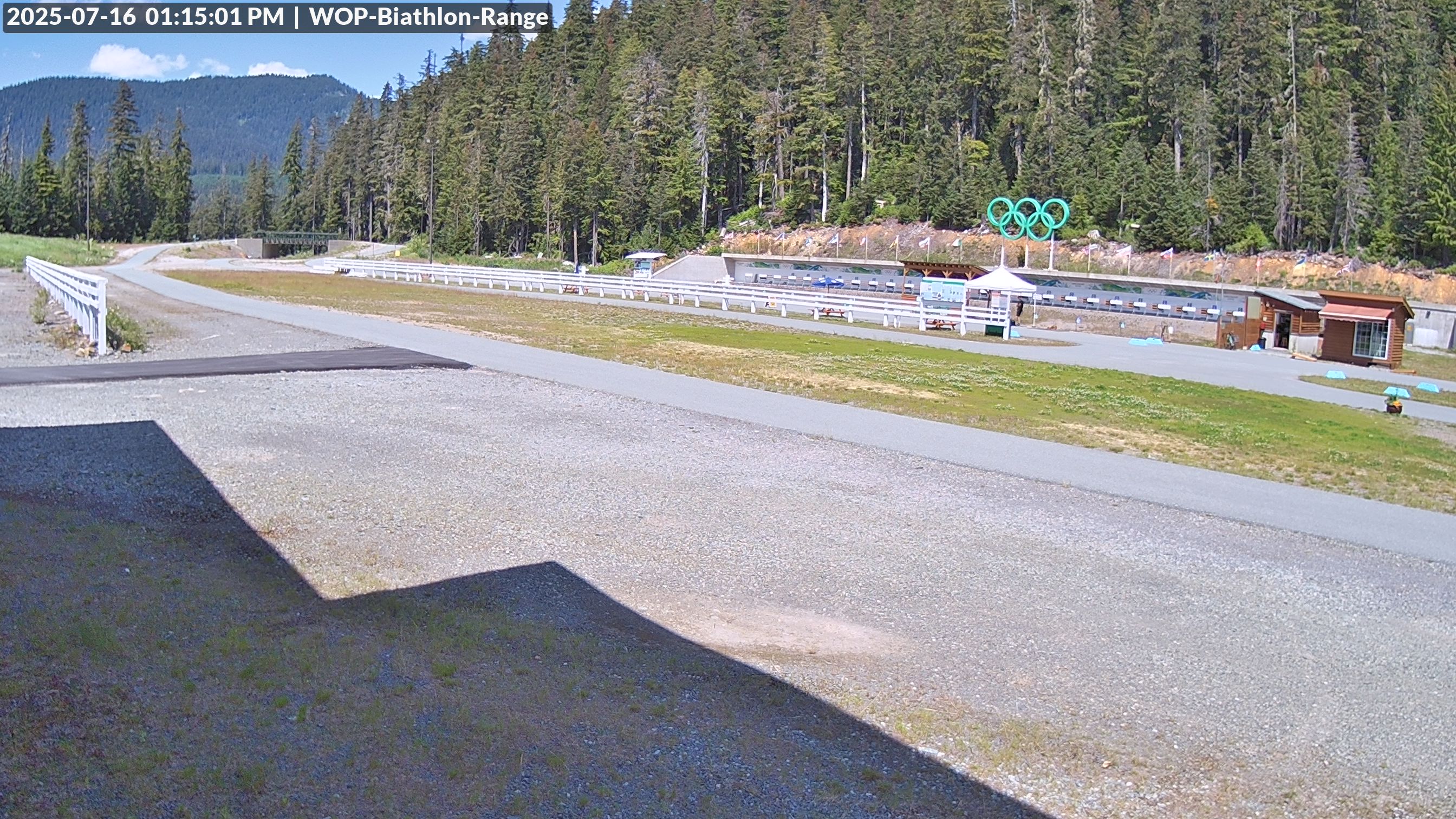 View looking North East to the Olympic Biathlon Range
