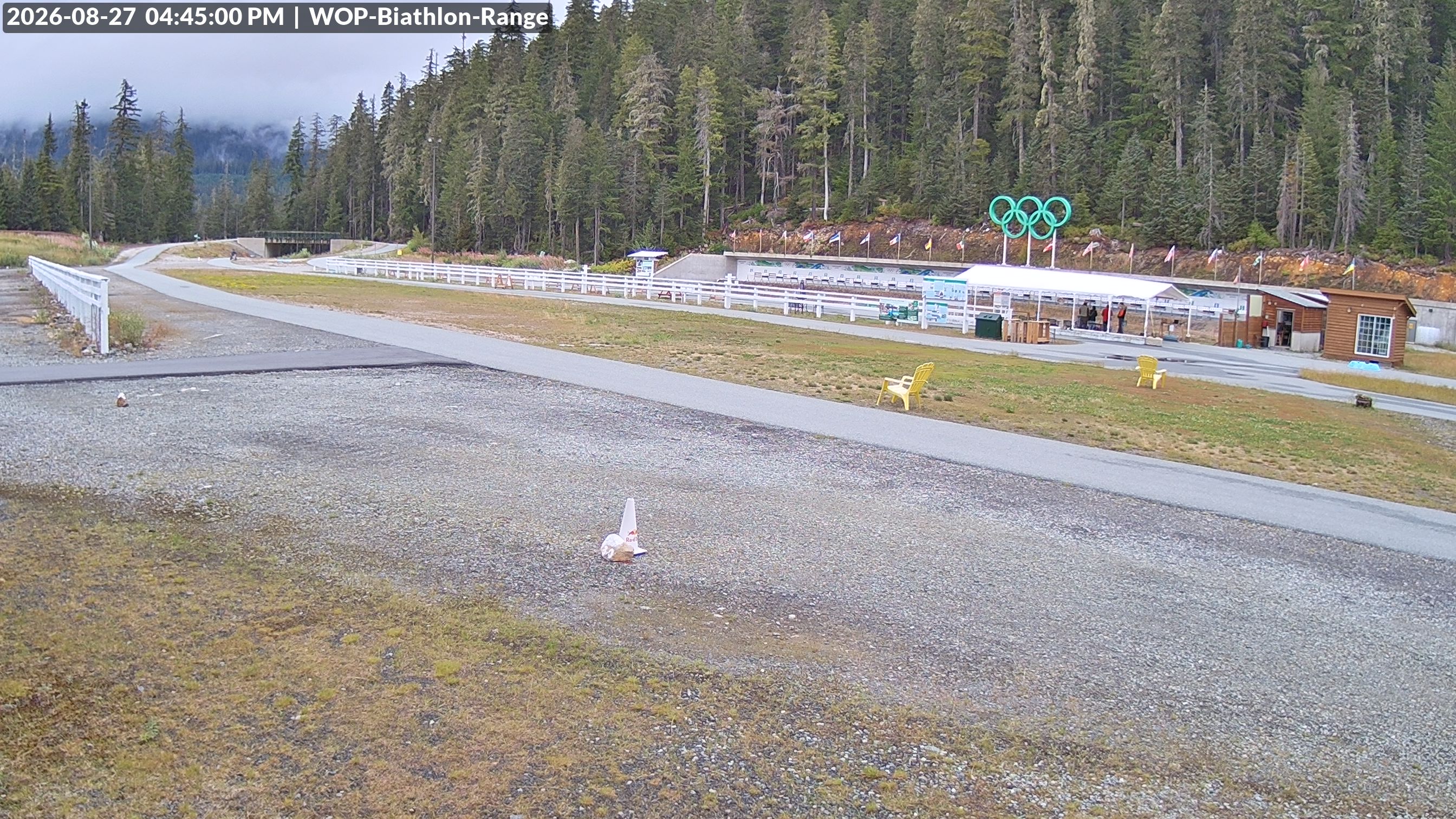 View looking North East to the Olympic Biathlon Range