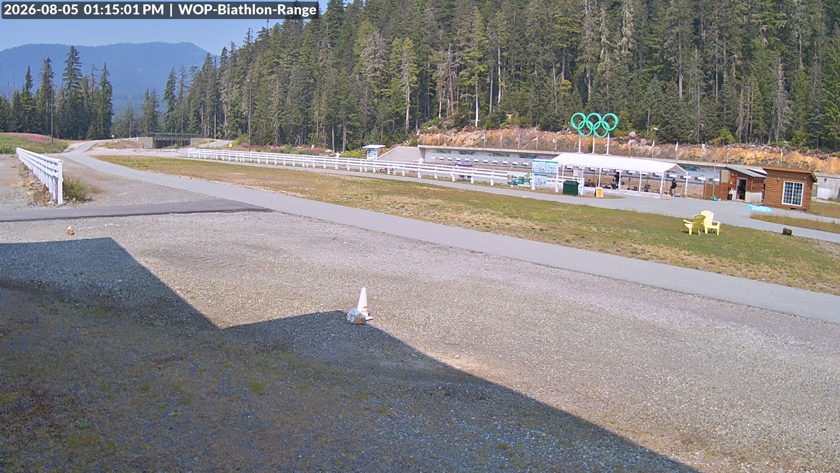 View looking North East to the Olympic Biathlon Range