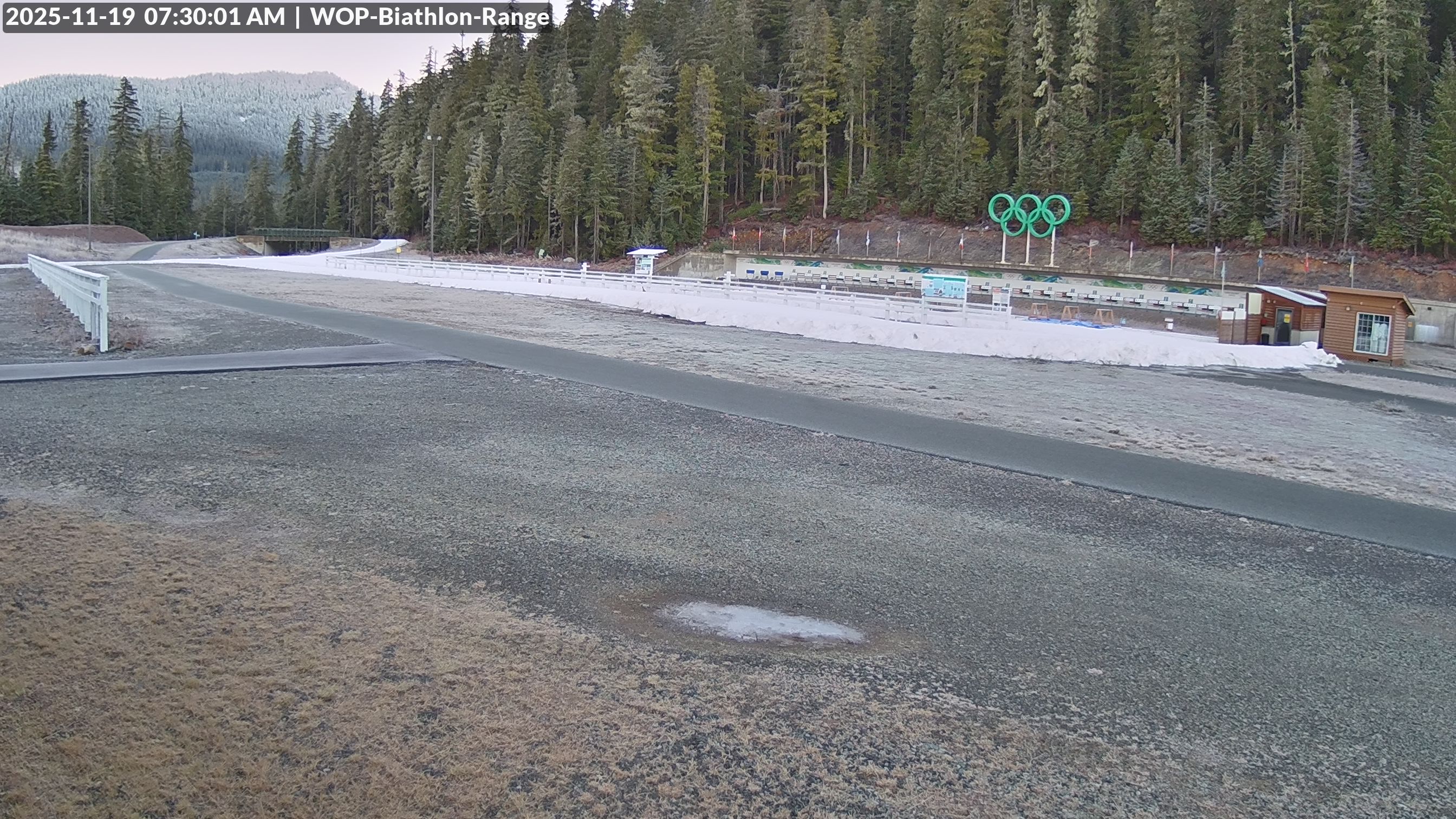 View looking North East to the Olympic Biathlon Range