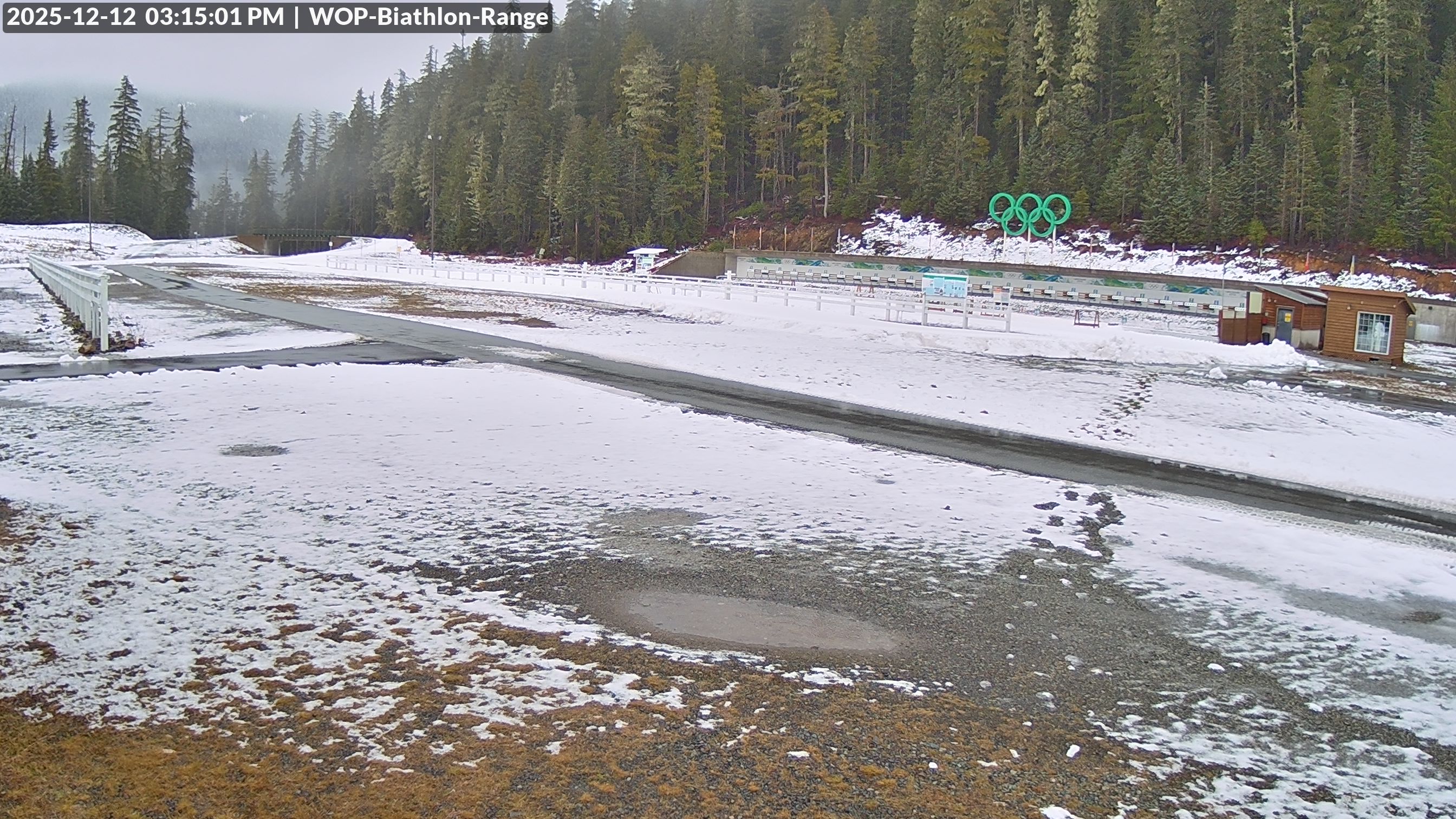View looking North East to the Olympic Biathlon Range