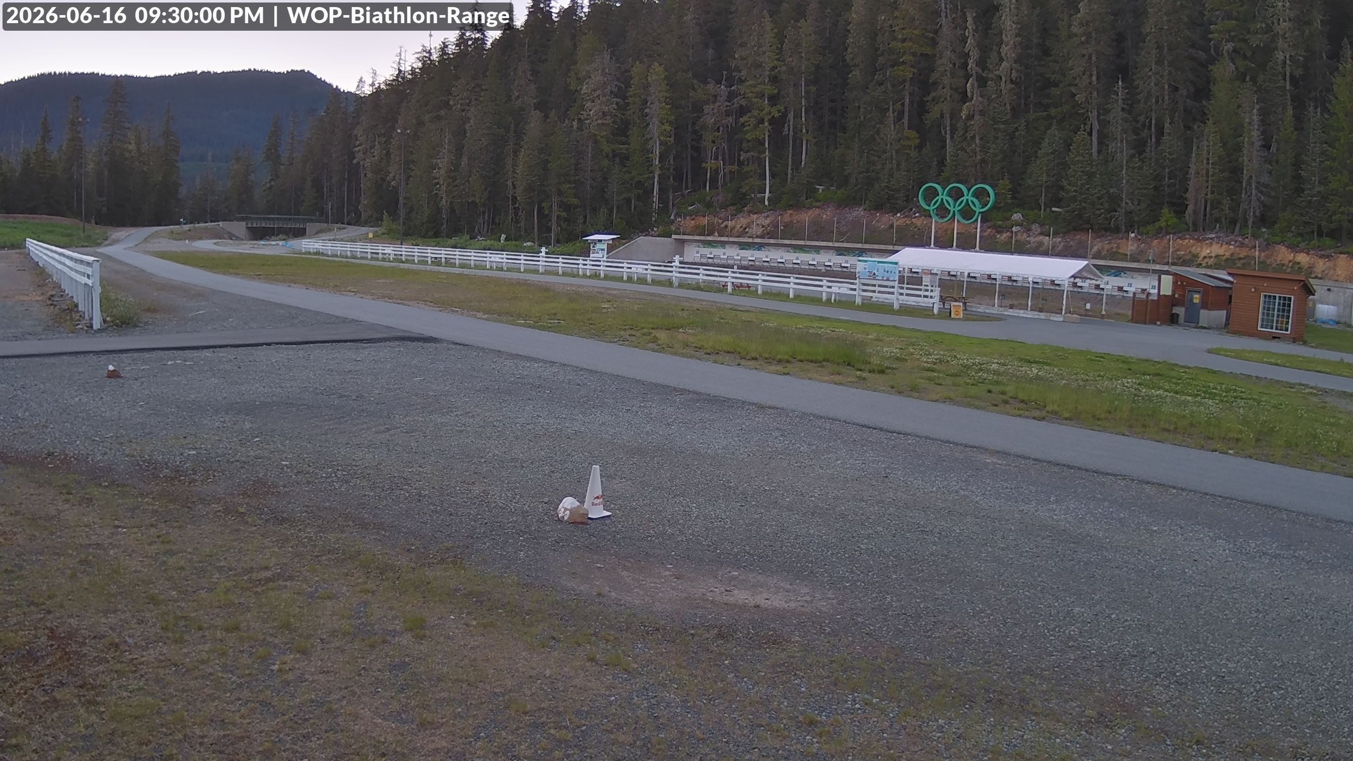 View looking North East to the Olympic Biathlon Range