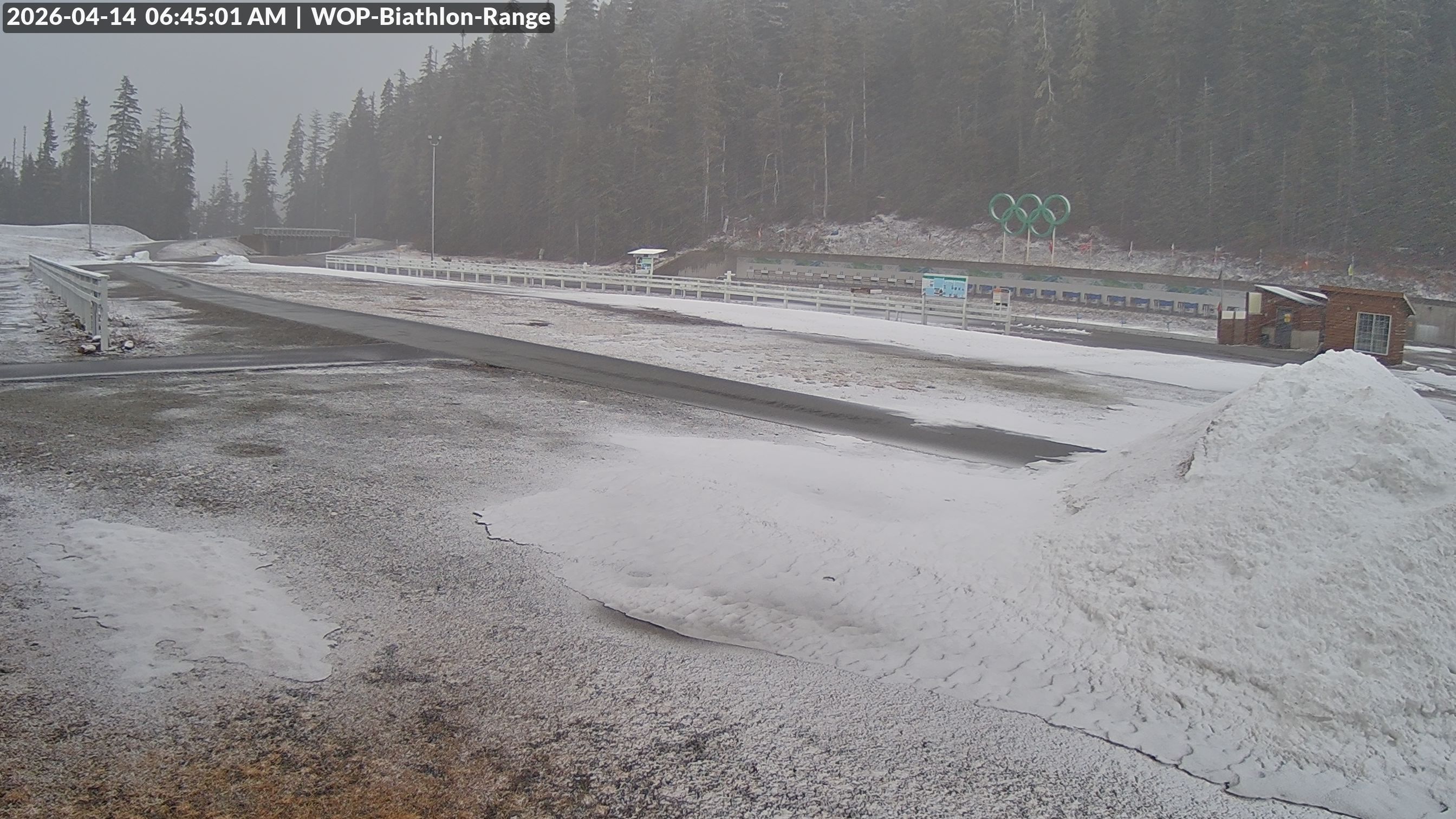 View looking North East to the Olympic Biathlon Range