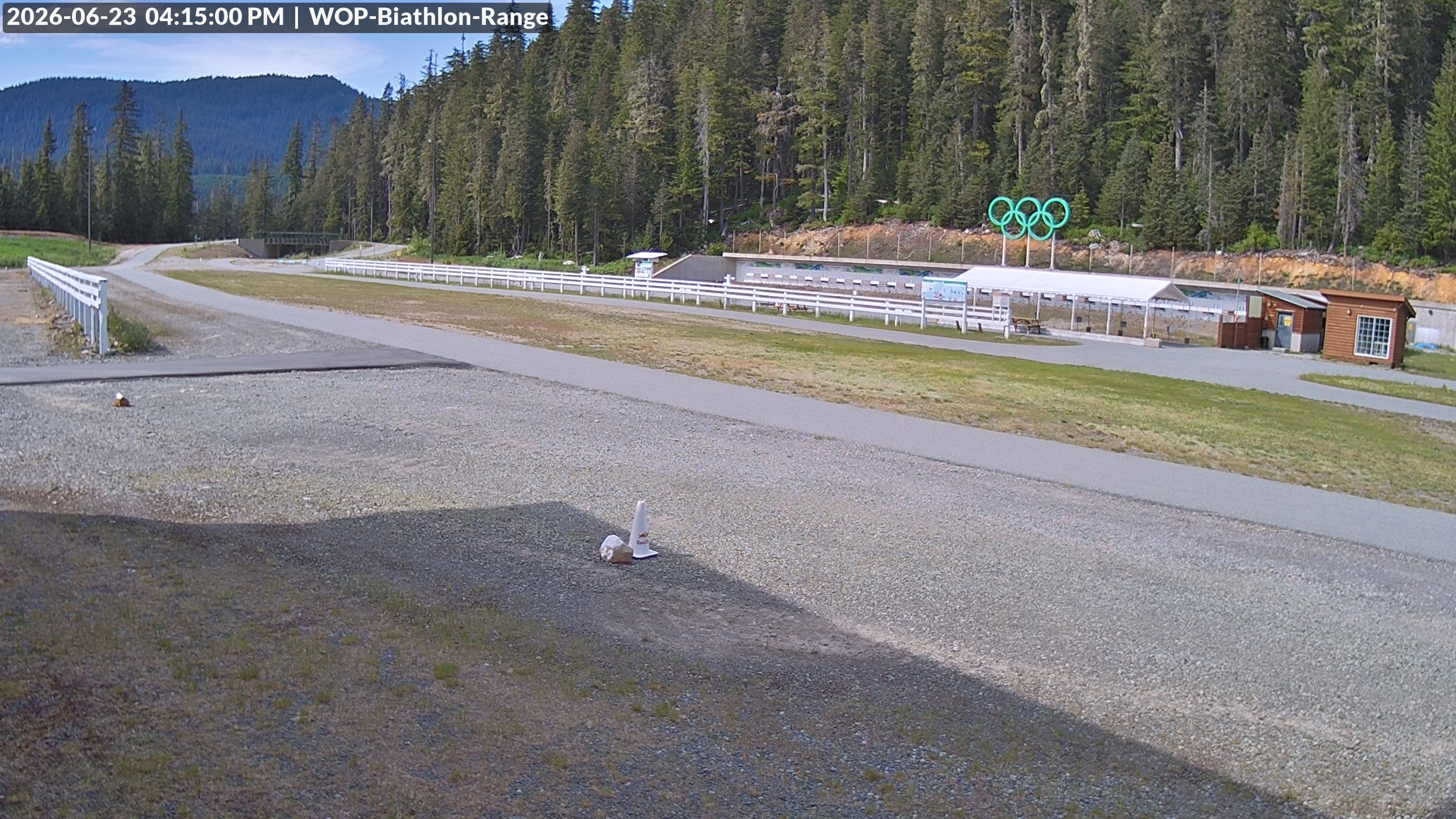 View looking North East to the Olympic Biathlon Range