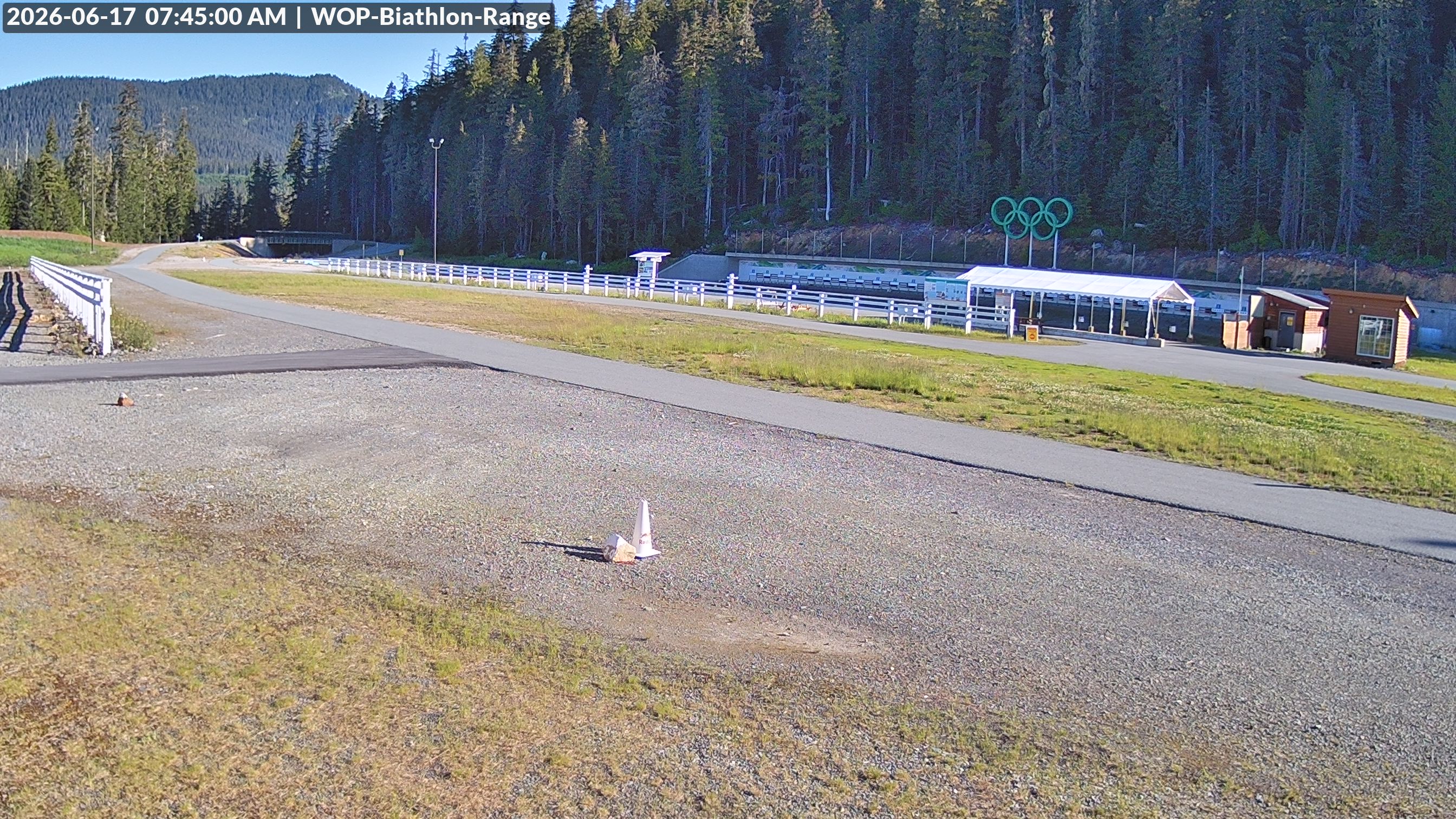 View looking North East to the Olympic Biathlon Range