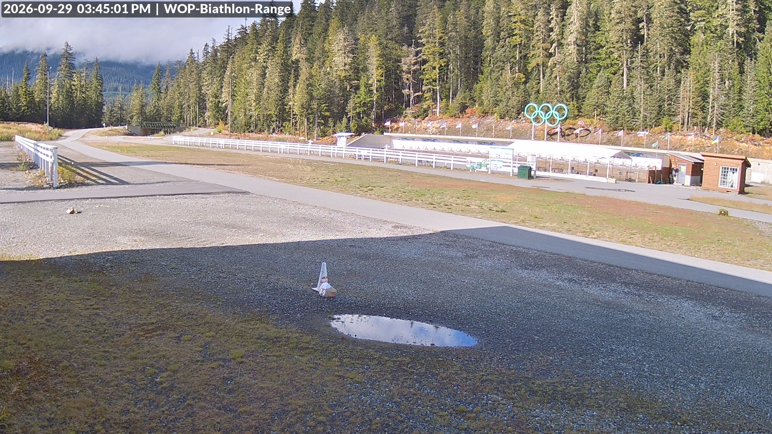 View looking North East to the Olympic Biathlon Range
