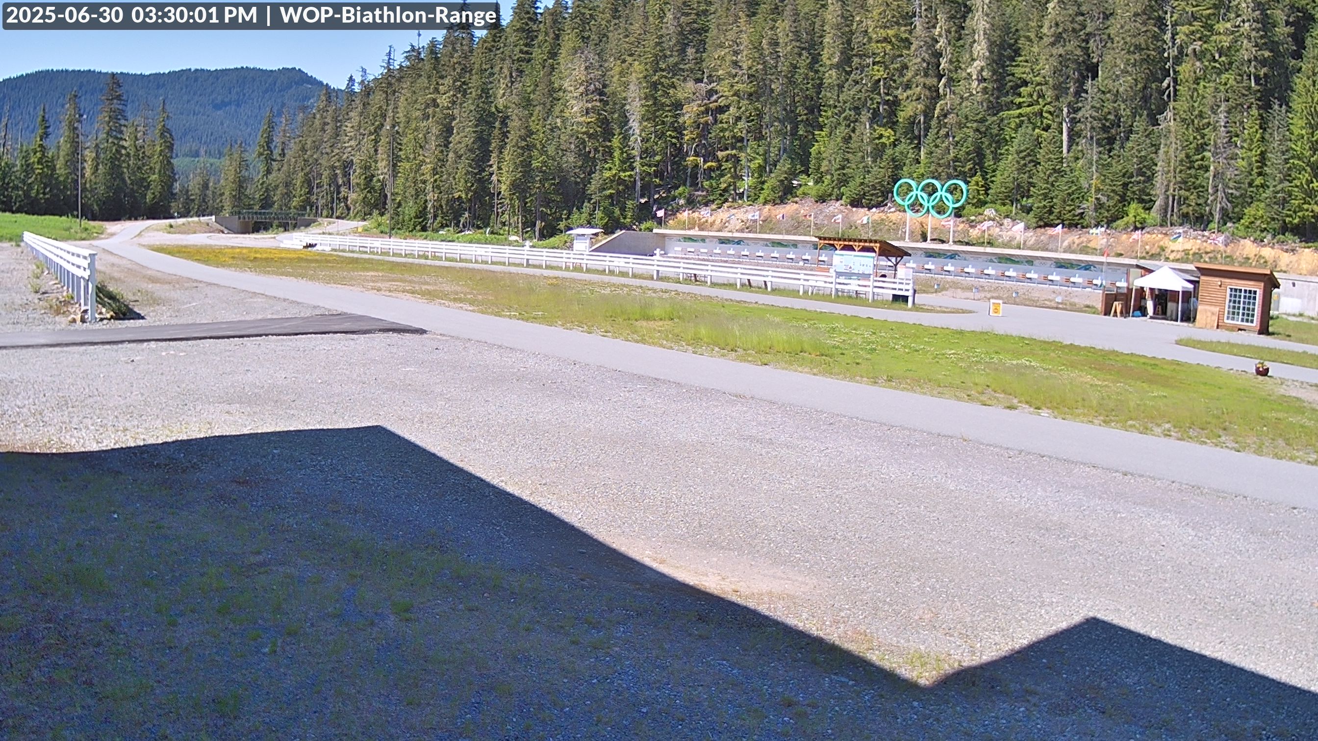 View looking North East to the Olympic Biathlon Range