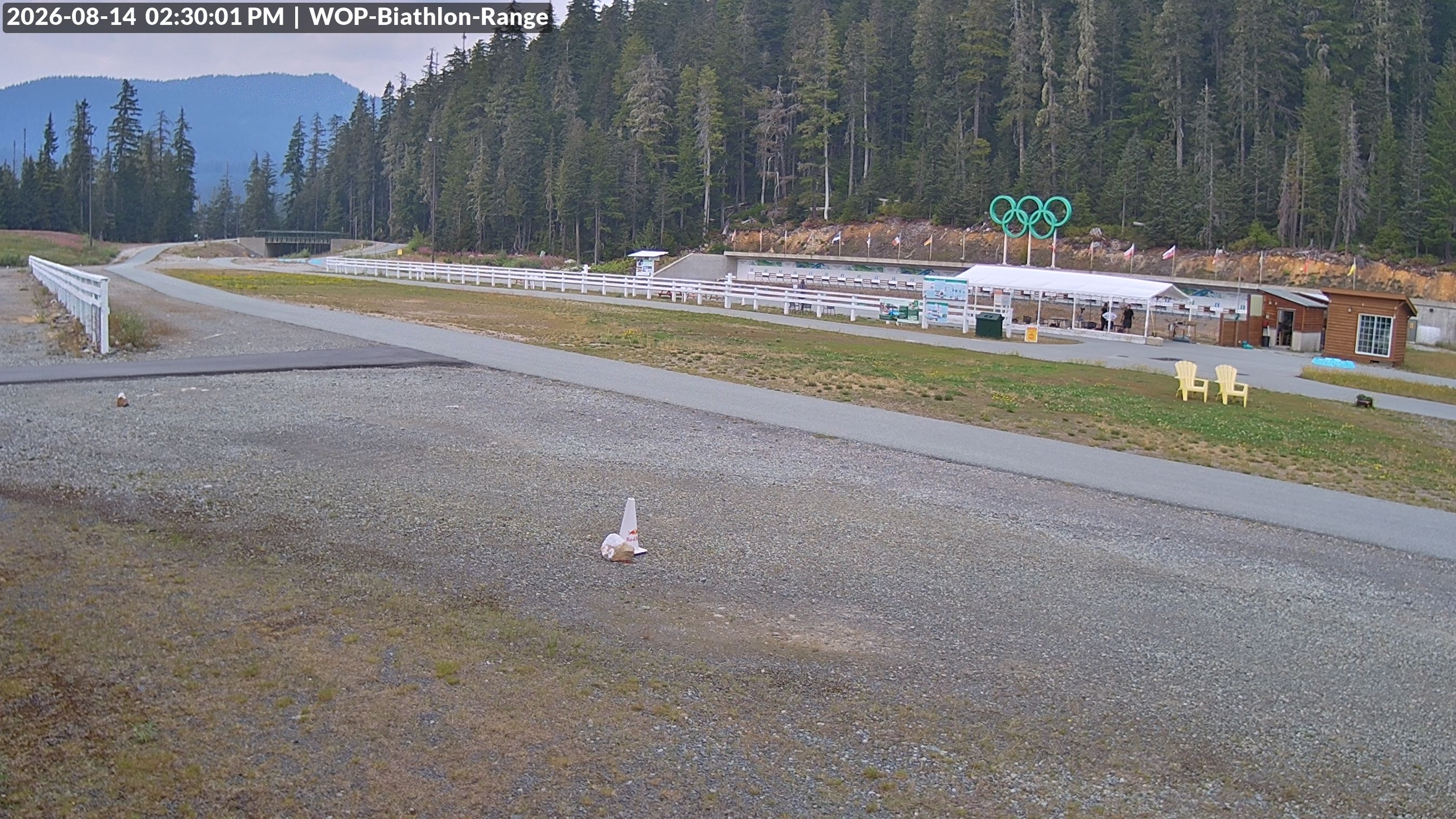 View looking North East to the Olympic Biathlon Range
