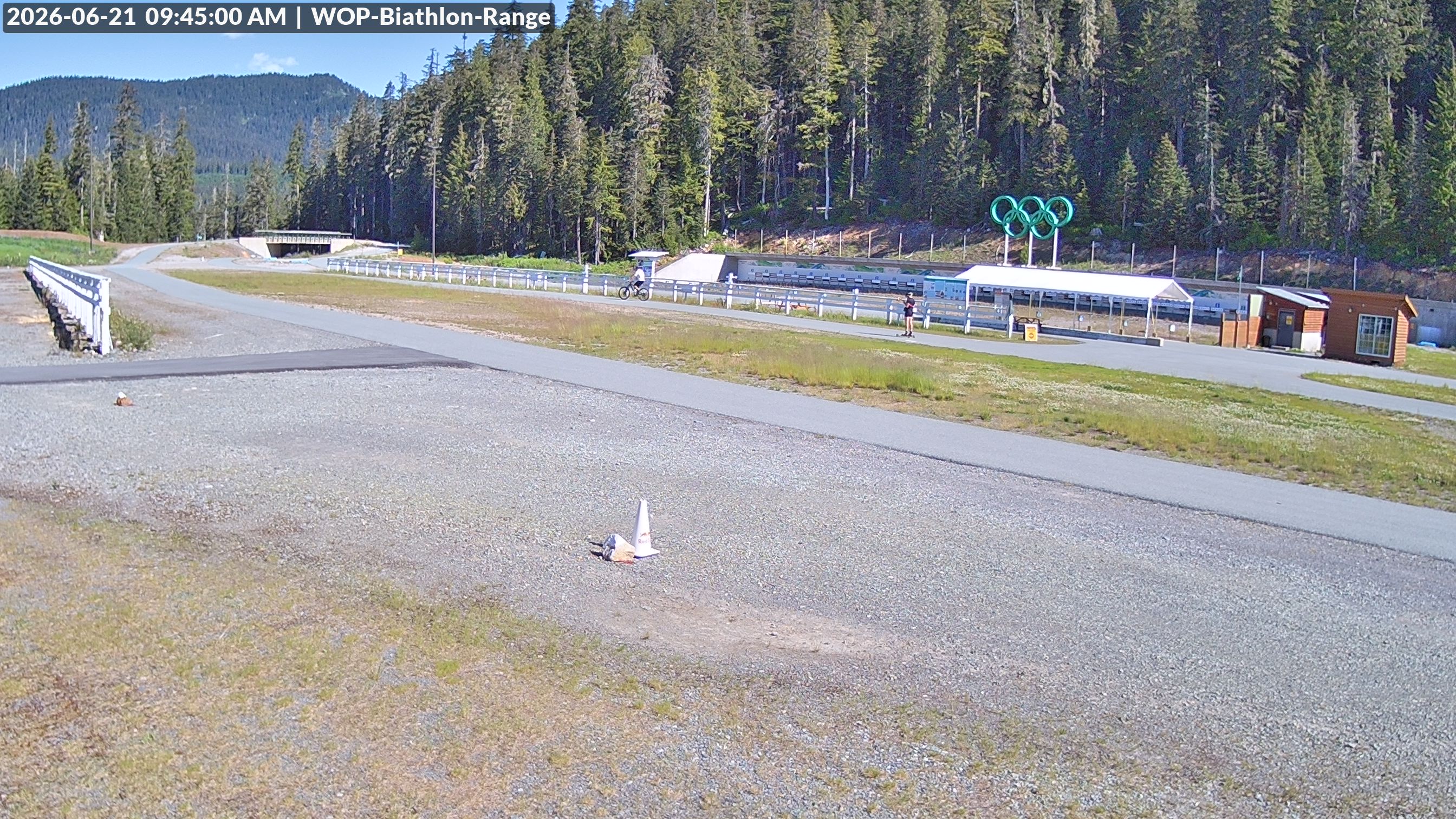 View looking North East to the Olympic Biathlon Range