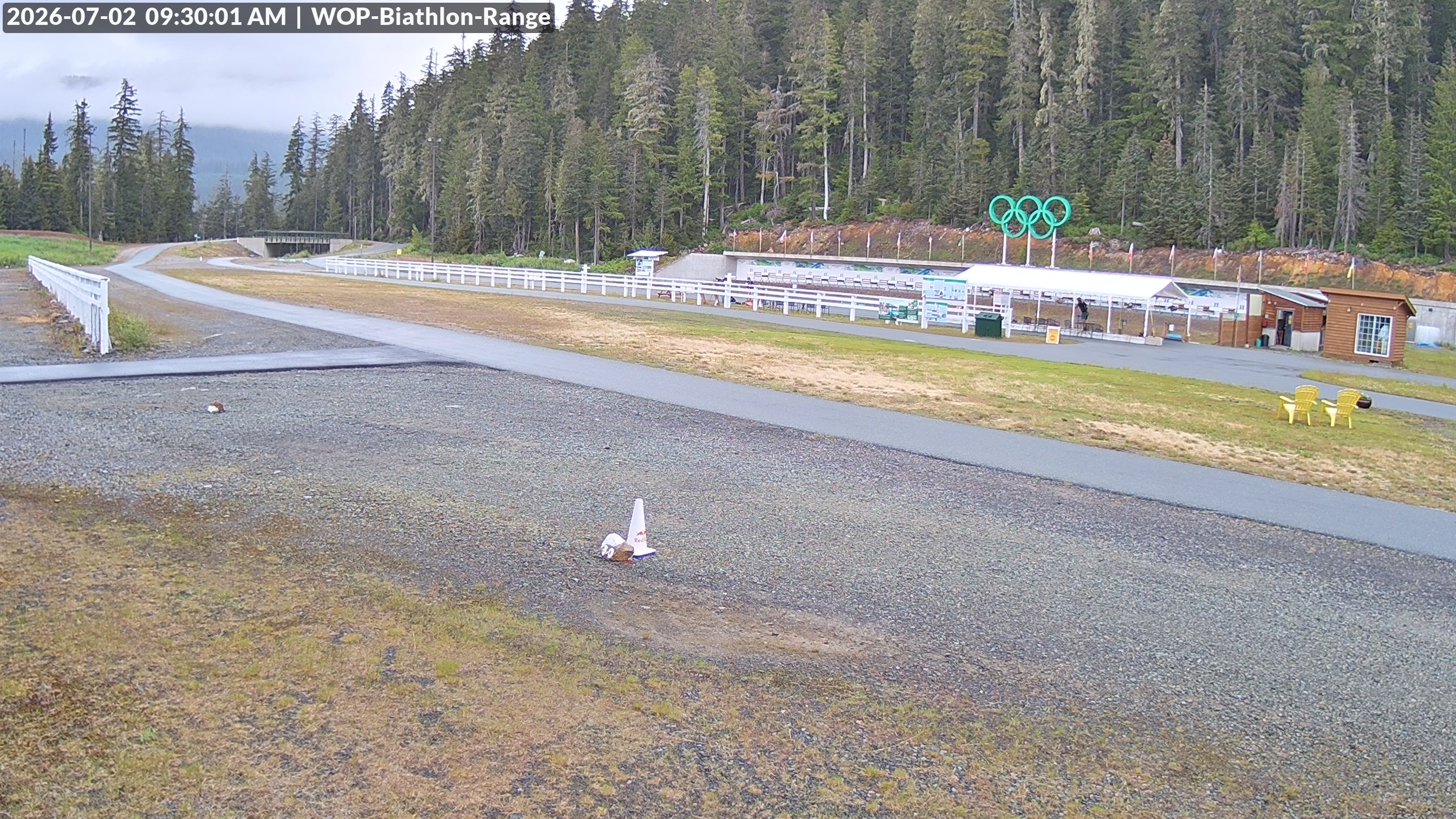 View looking North East to the Olympic Biathlon Range