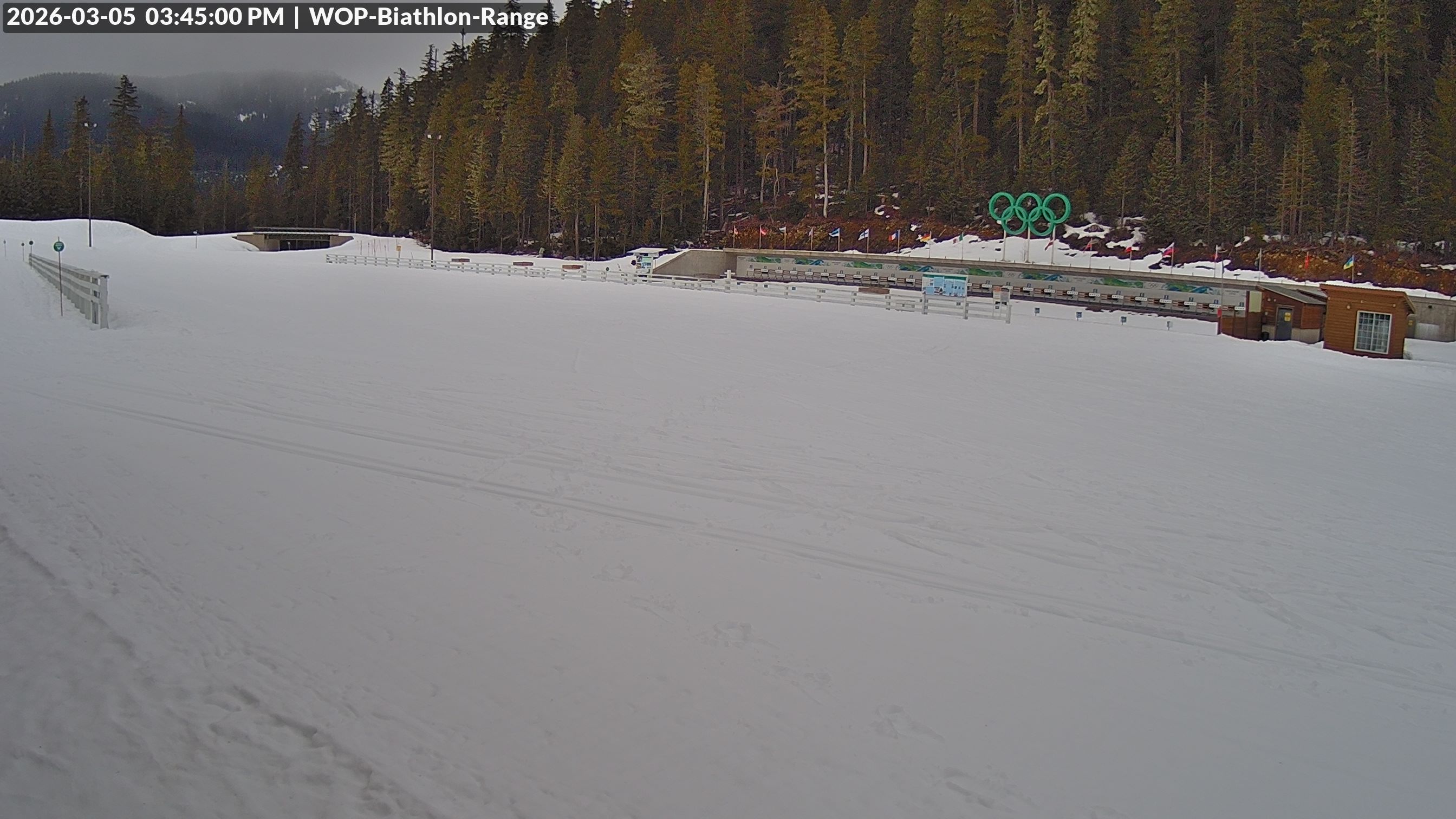 View looking North East to the Olympic Biathlon Range