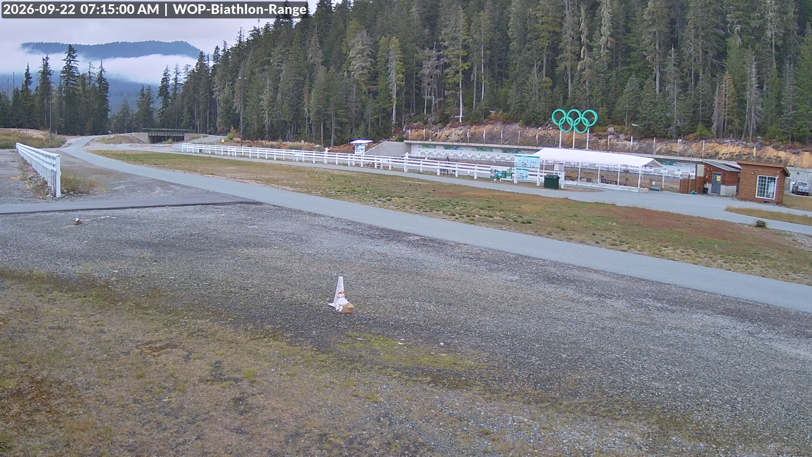 View looking North East to the Olympic Biathlon Range