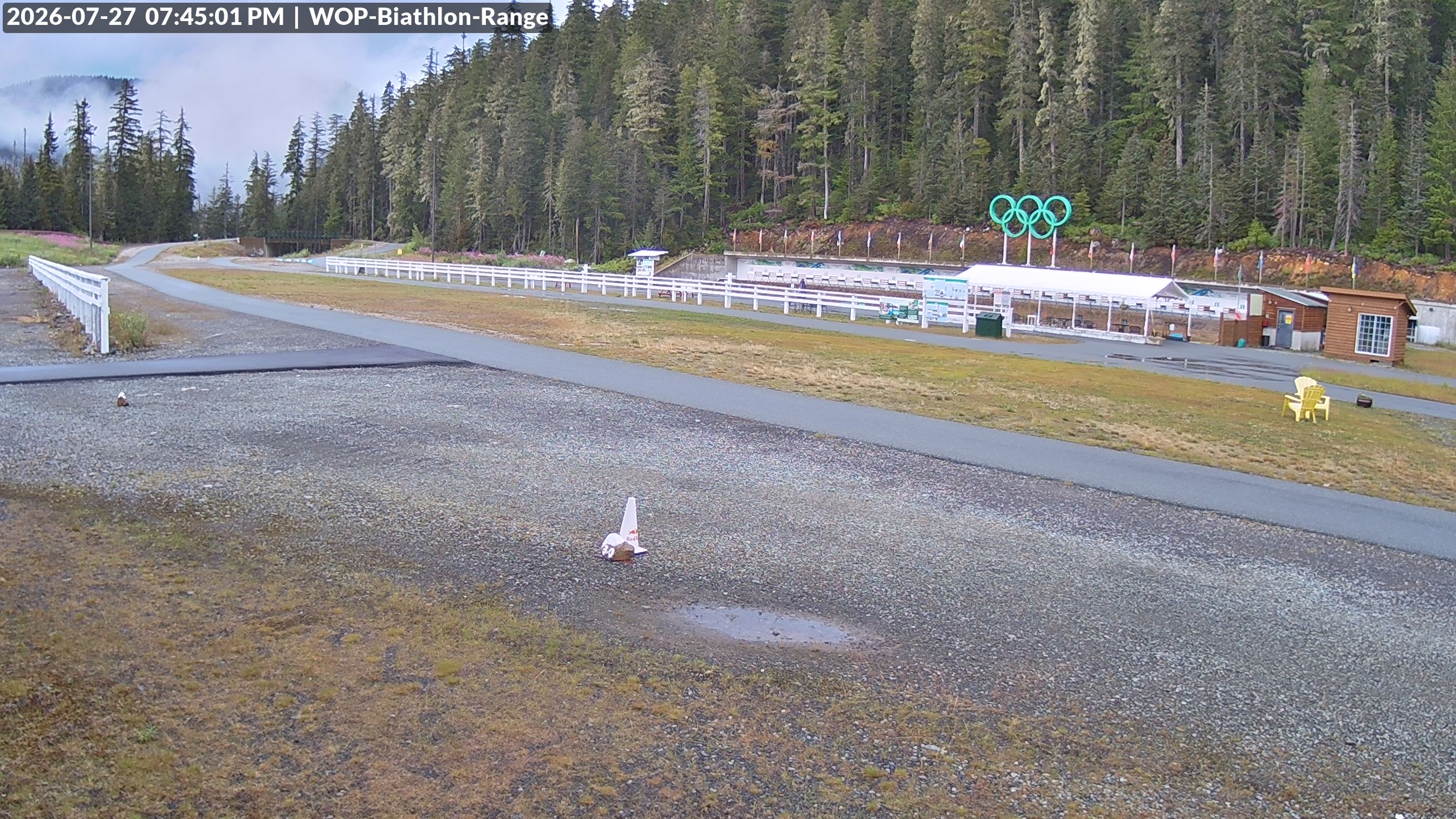 View looking North East to the Olympic Biathlon Range