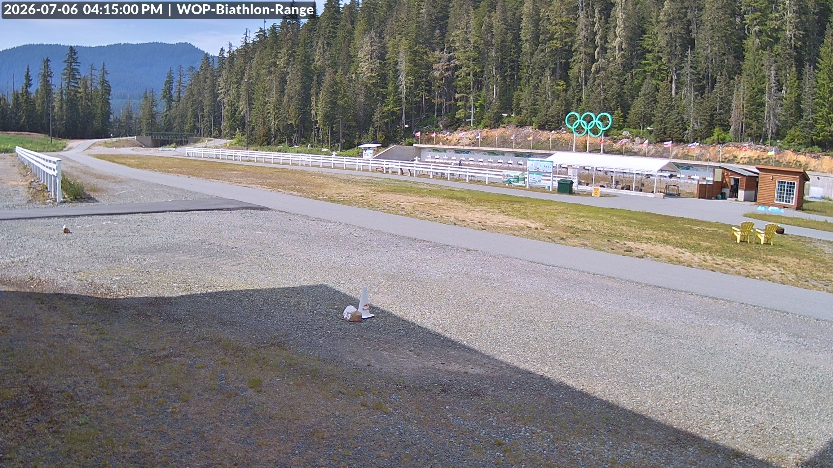 View looking North East to the Olympic Biathlon Range