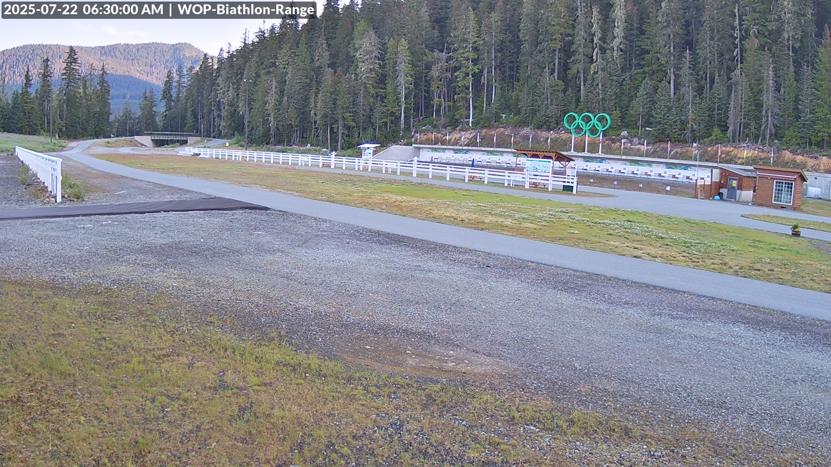 View looking North East to the Olympic Biathlon Range