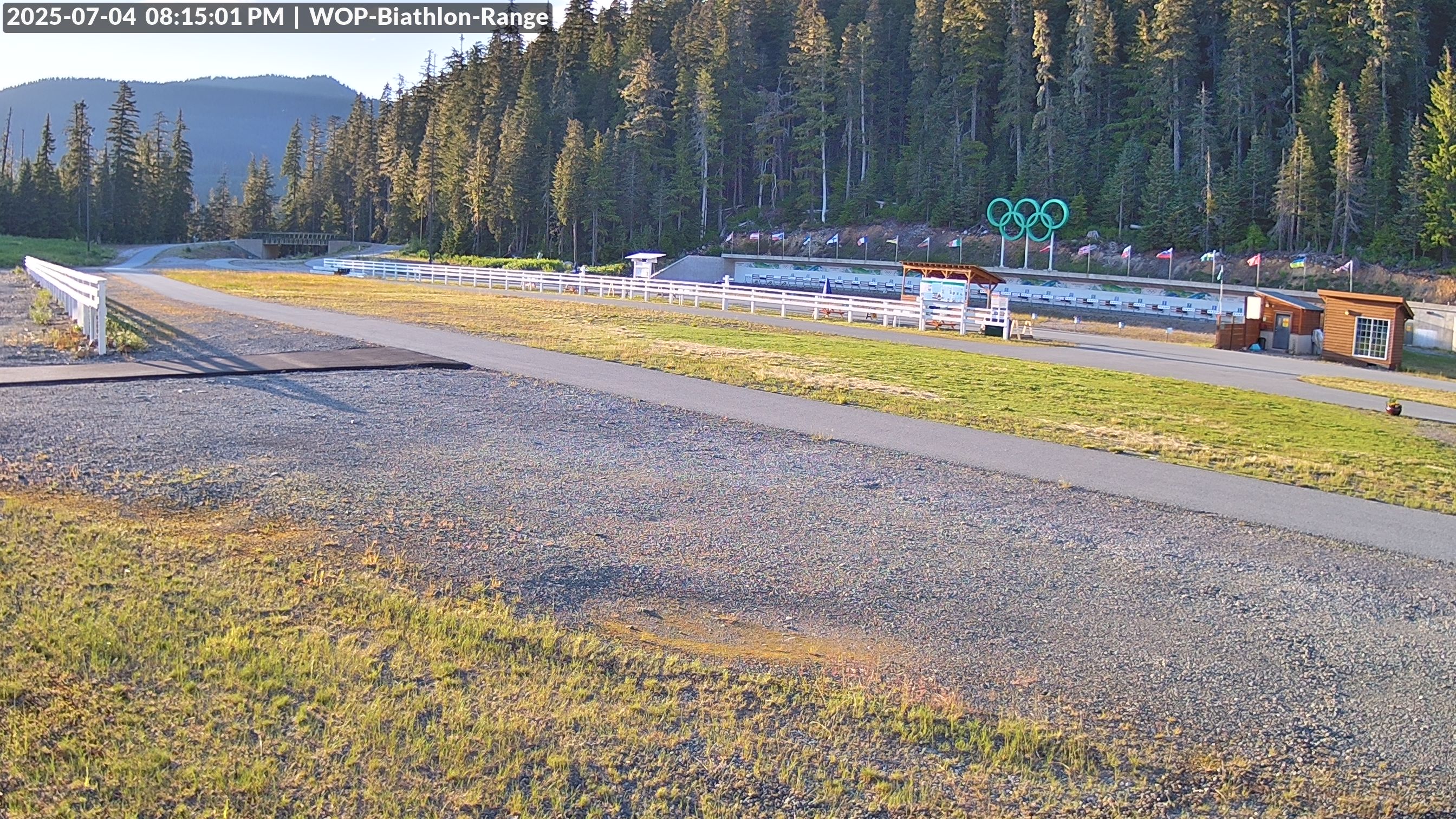 View looking North East to the Olympic Biathlon Range