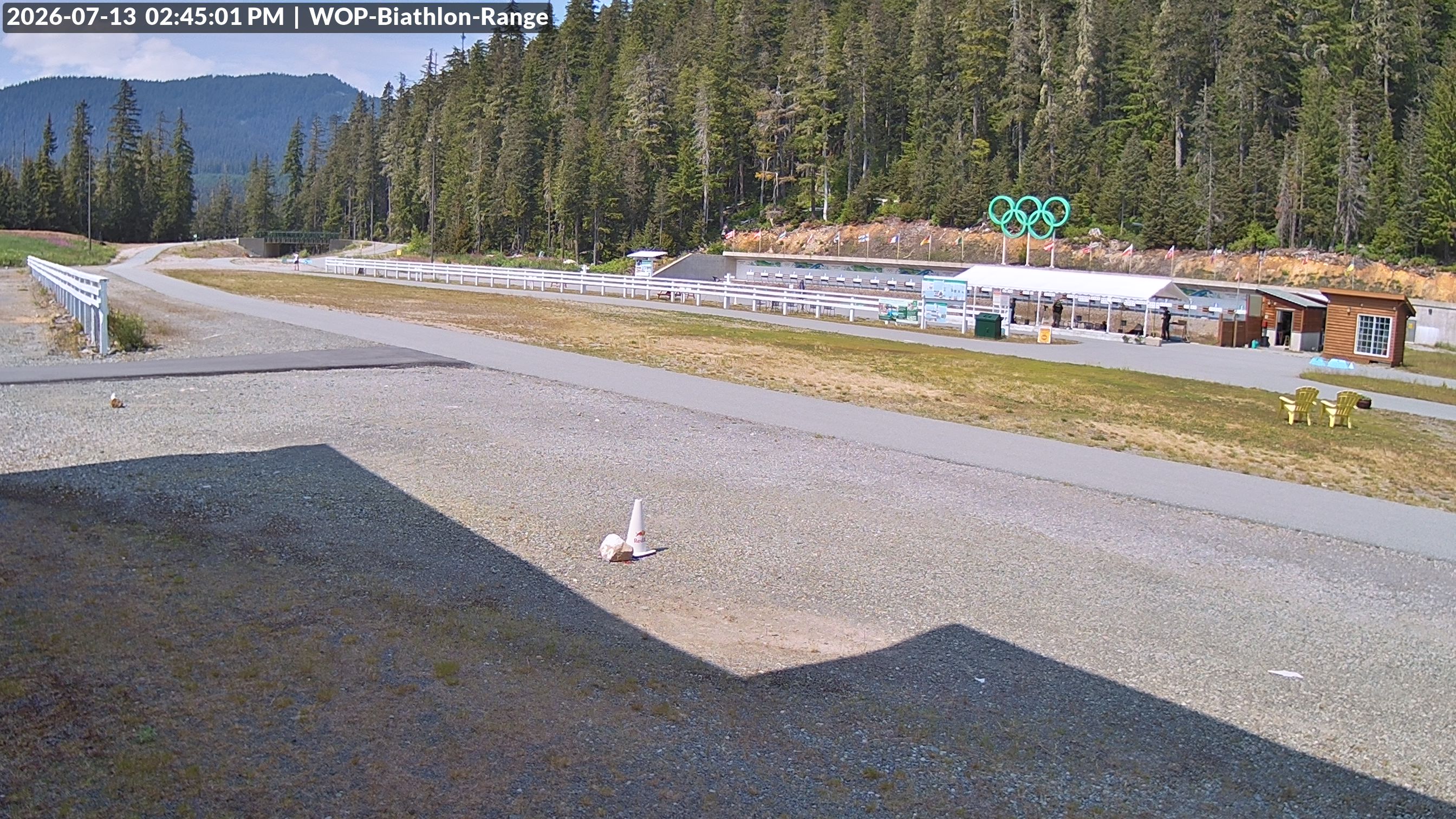 View looking North East to the Olympic Biathlon Range