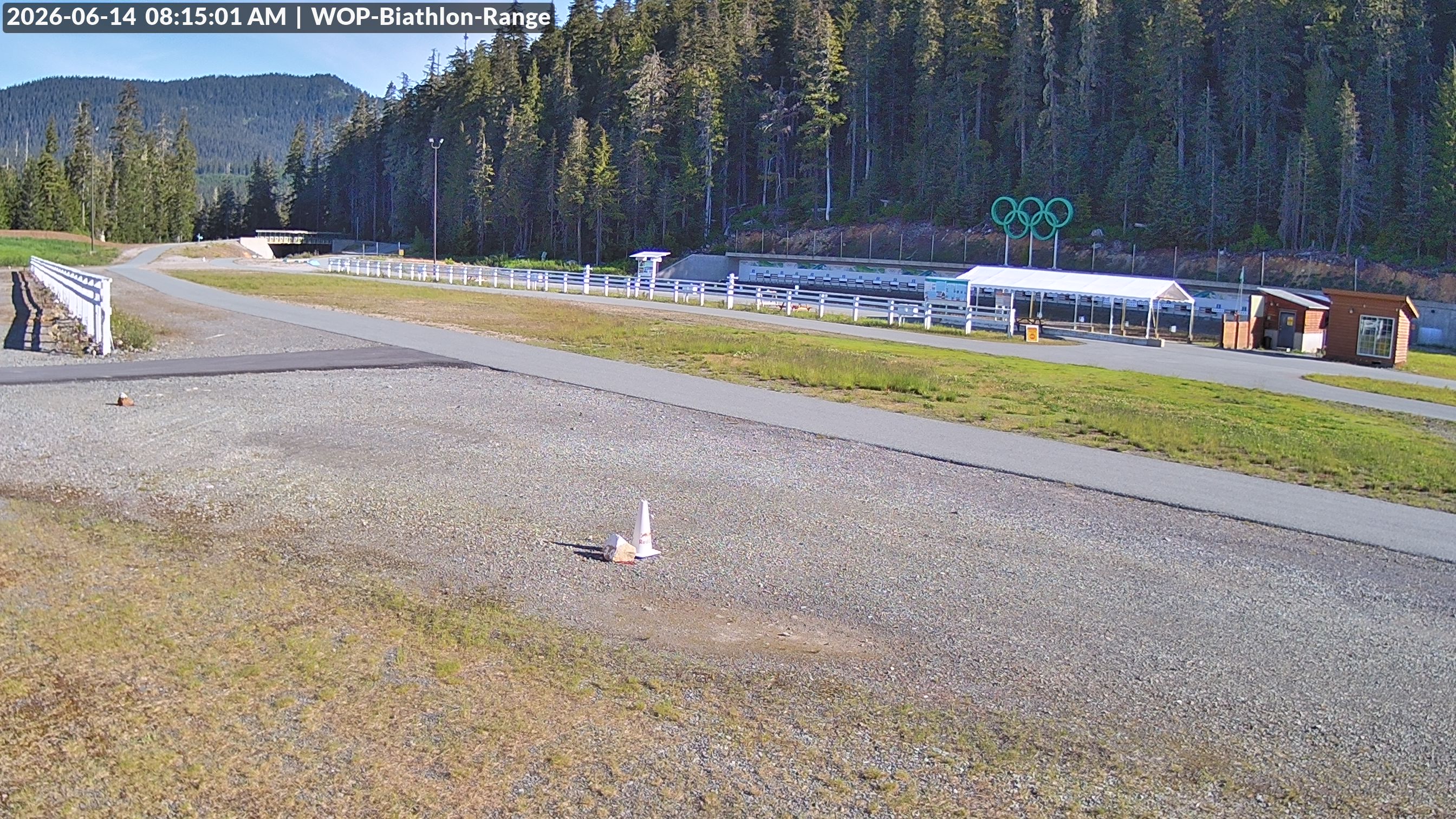 View looking North East to the Olympic Biathlon Range