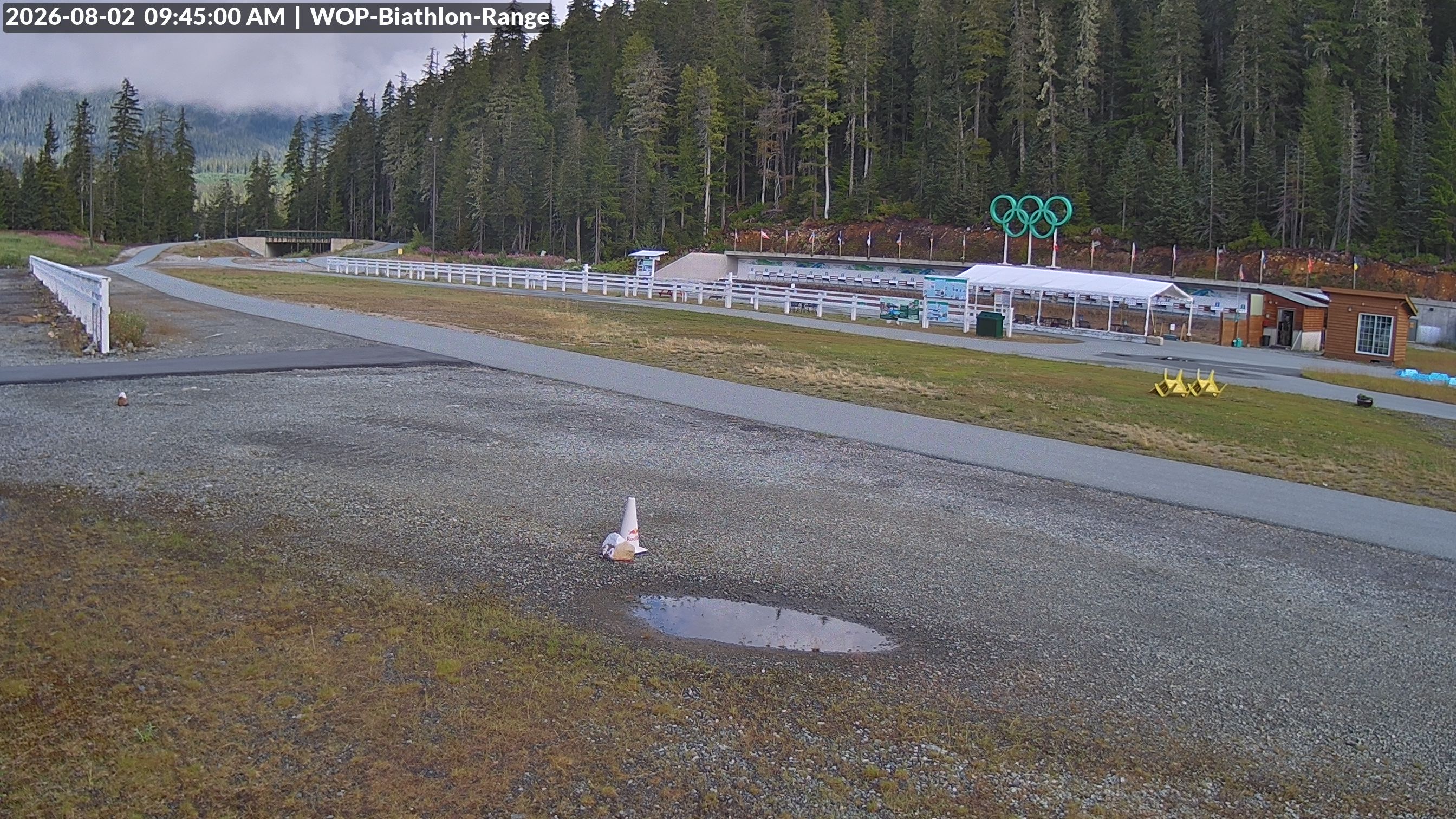 View looking North East to the Olympic Biathlon Range