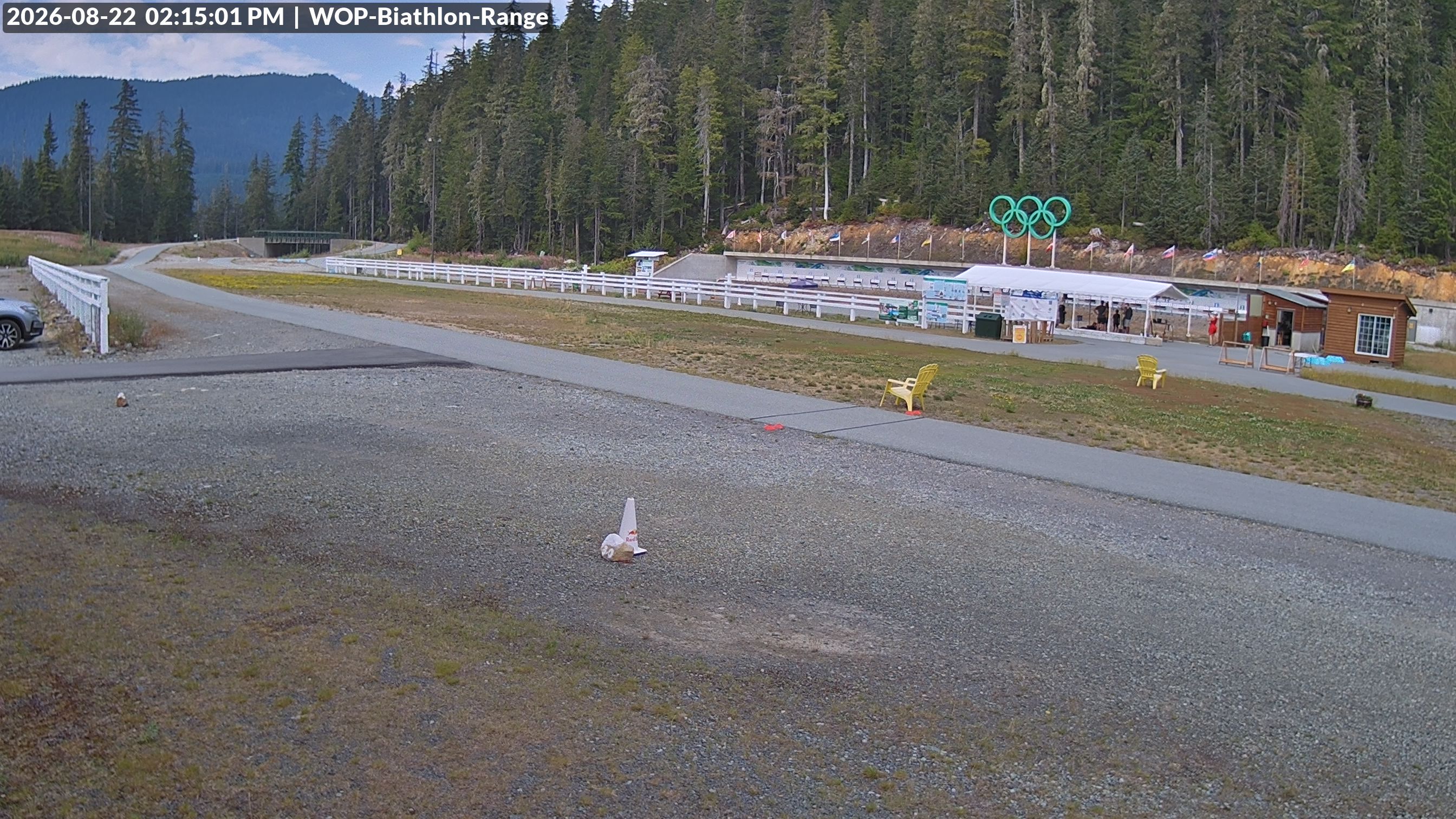 View looking North East to the Olympic Biathlon Range