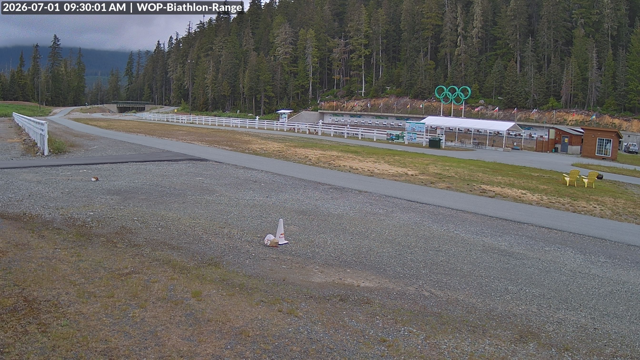 View looking North East to the Olympic Biathlon Range