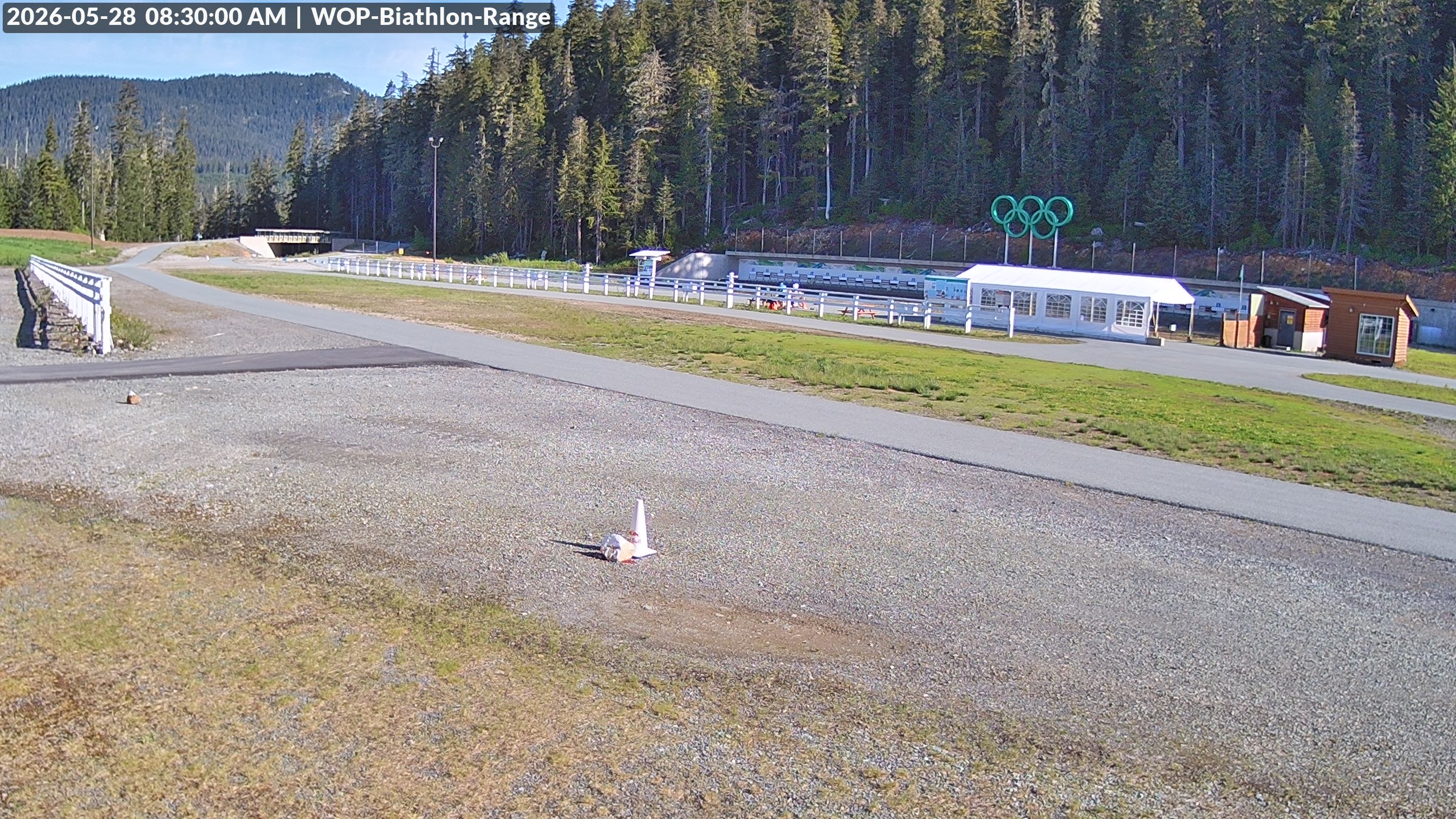 View looking North East to the Olympic Biathlon Range