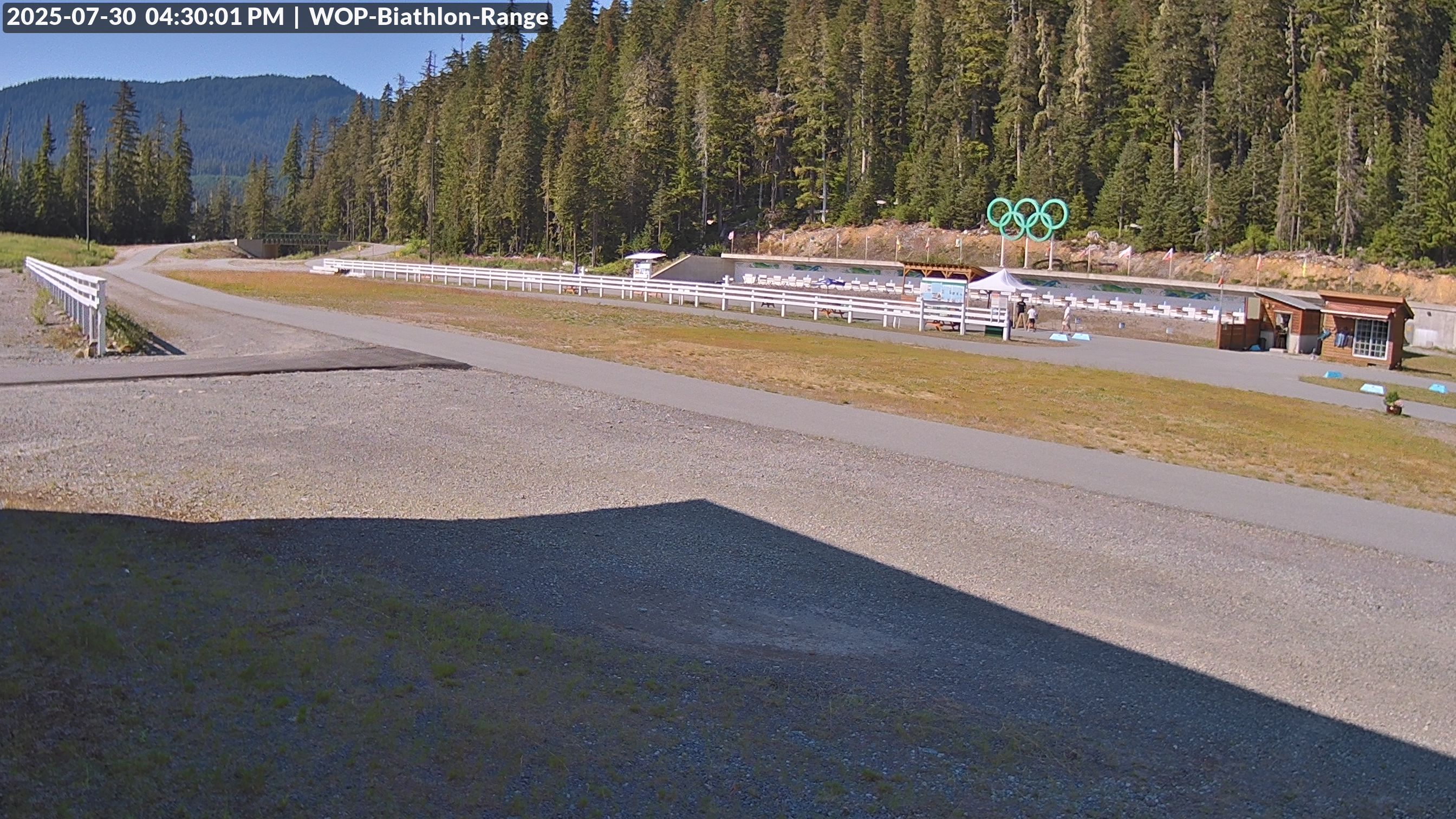 View looking North East to the Olympic Biathlon Range