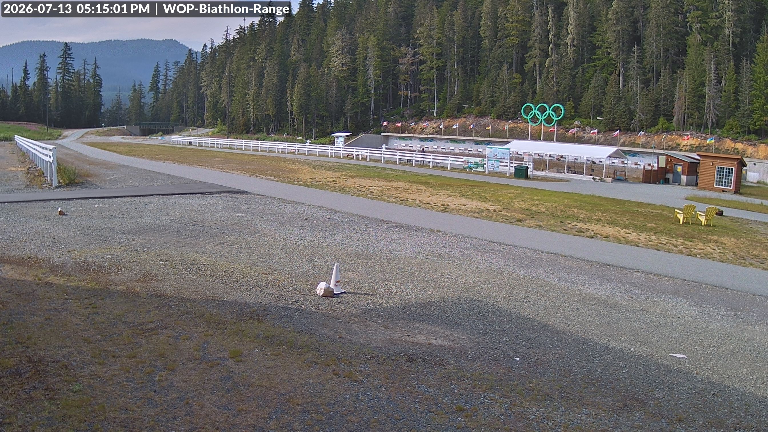 View looking North East to the Olympic Biathlon Range