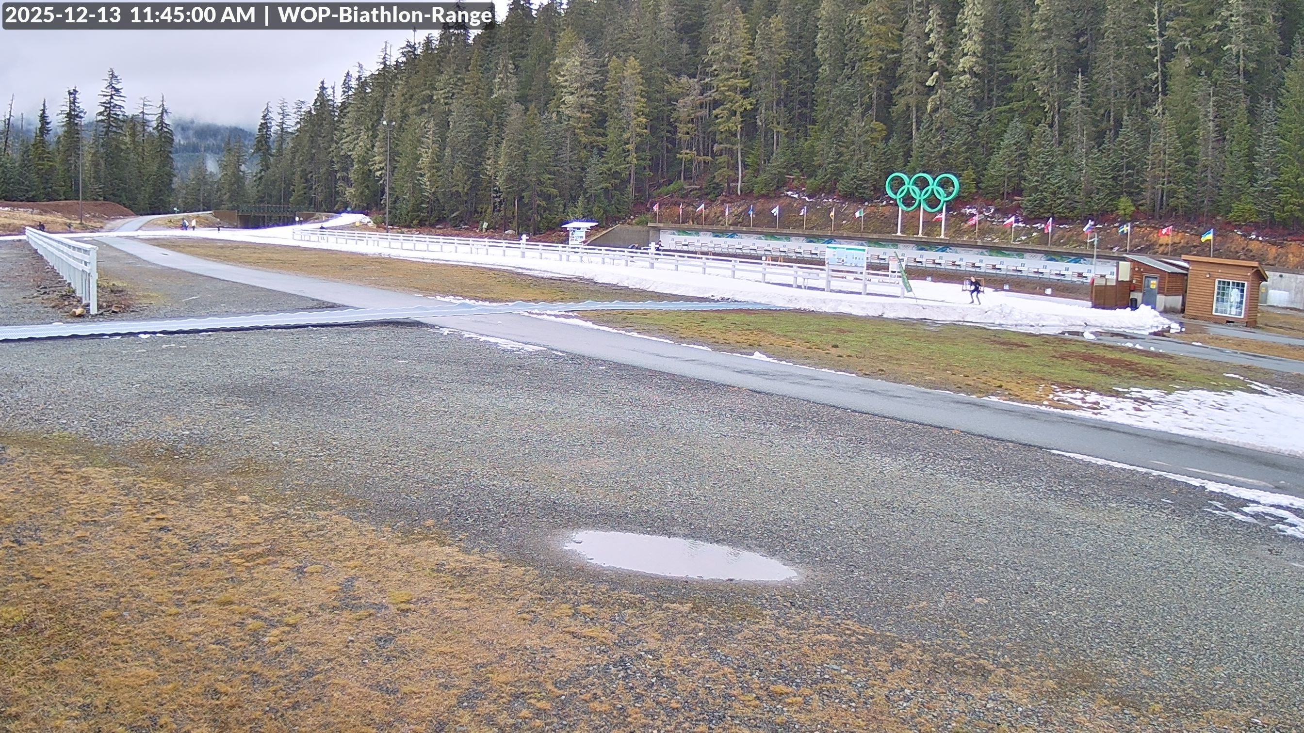 View looking North East to the Olympic Biathlon Range