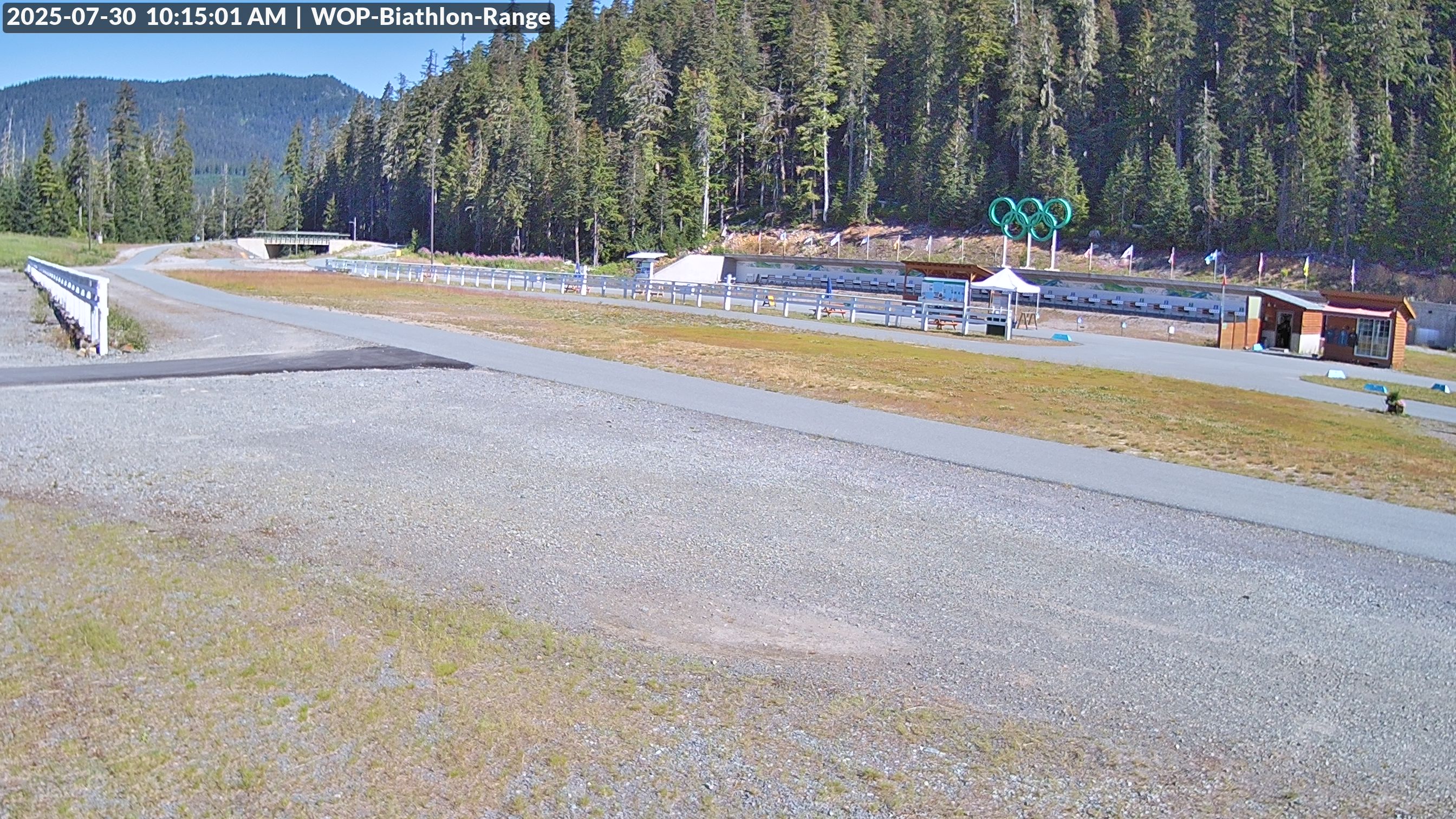View looking North East to the Olympic Biathlon Range