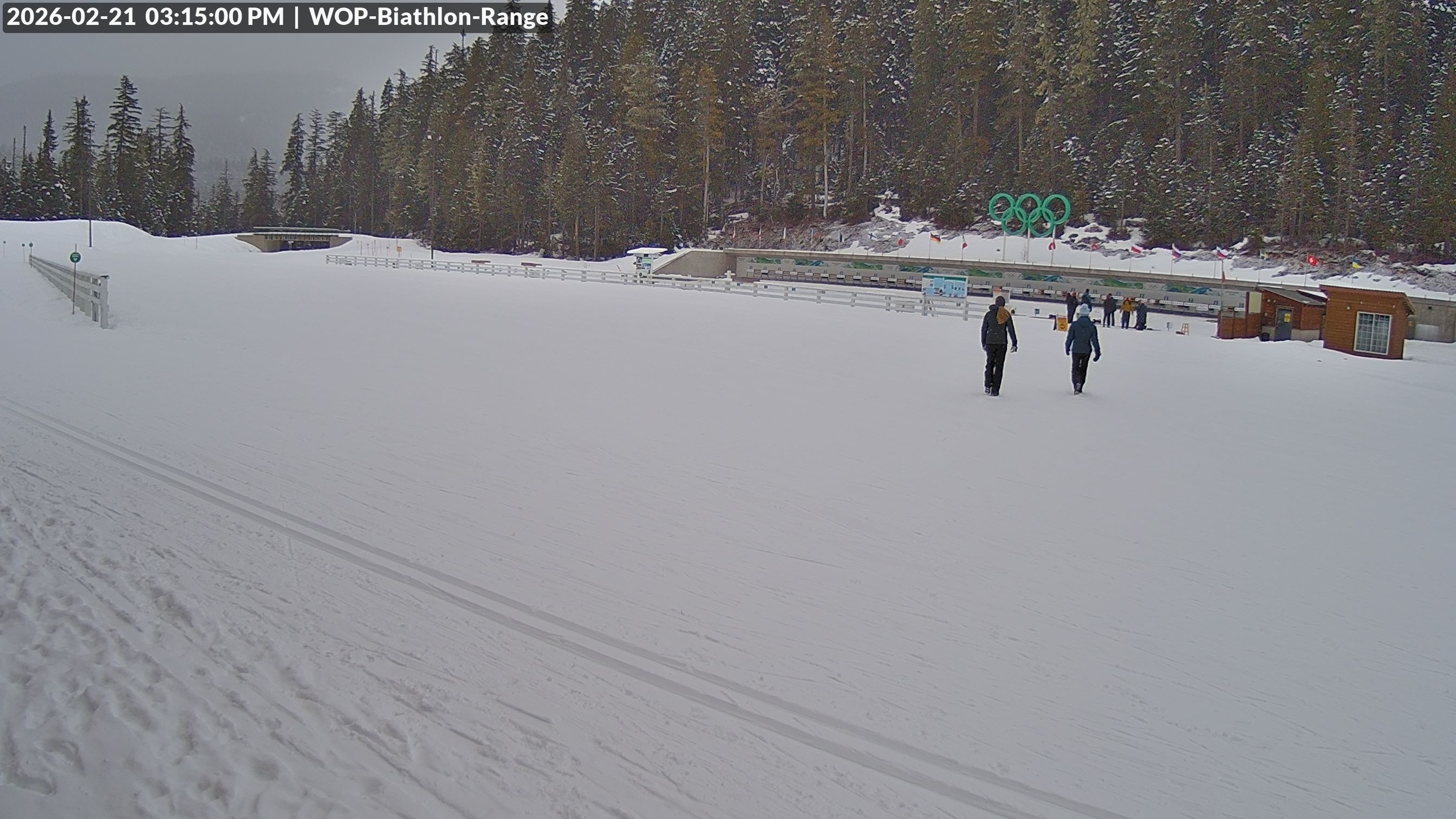 View looking North East to the Olympic Biathlon Range