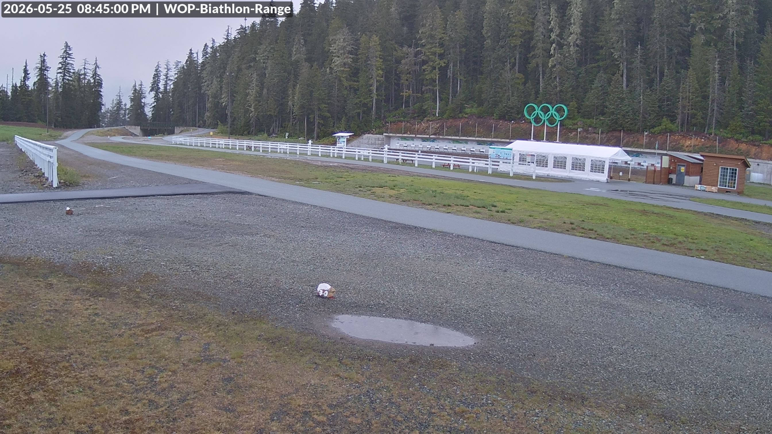 View looking North East to the Olympic Biathlon Range