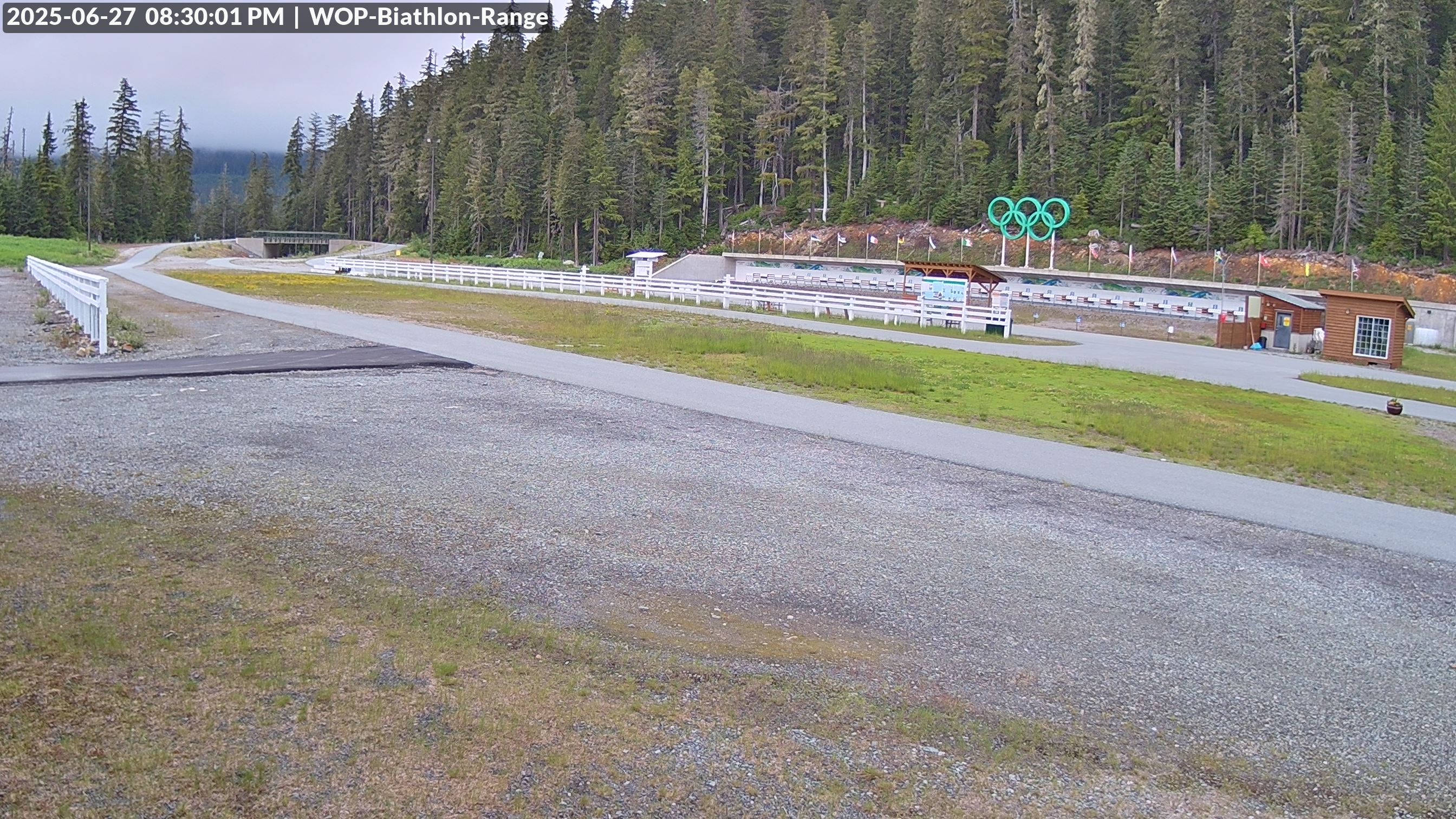 View looking North East to the Olympic Biathlon Range