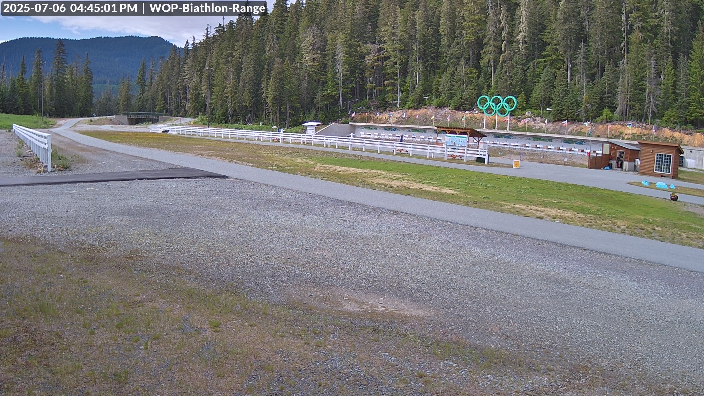 View looking North East to the Olympic Biathlon Range