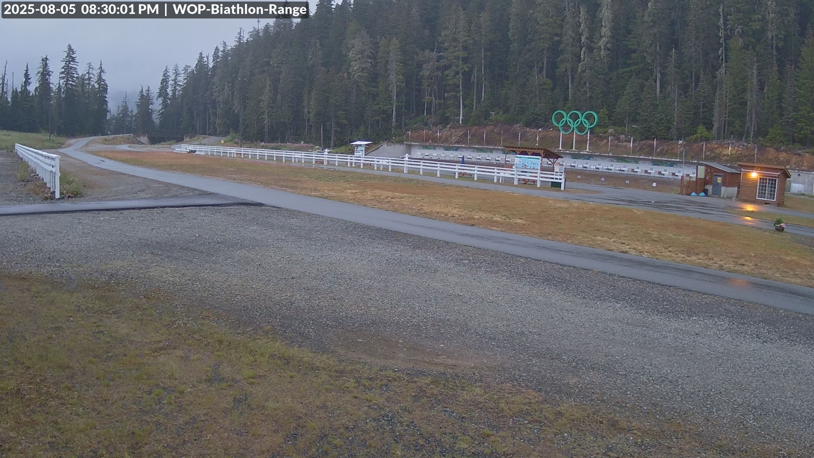 View looking North East to the Olympic Biathlon Range