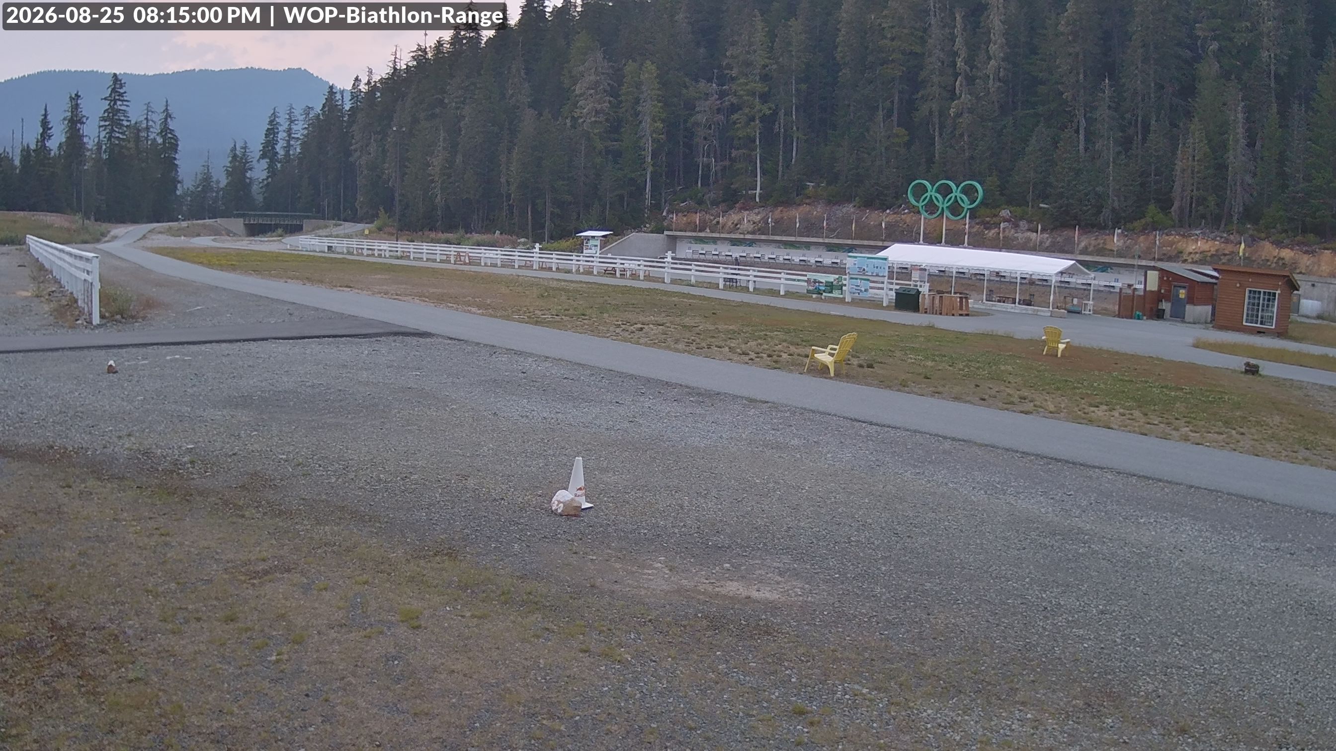 View looking North East to the Olympic Biathlon Range
