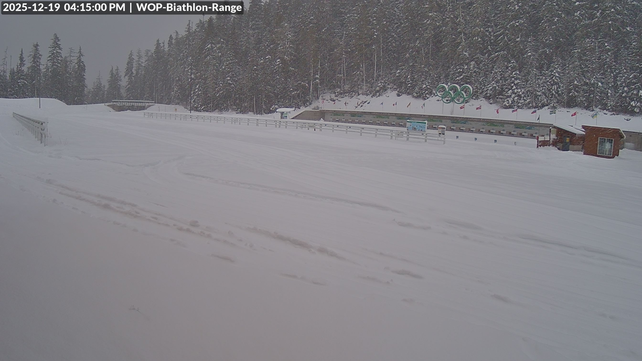 View looking North East to the Olympic Biathlon Range