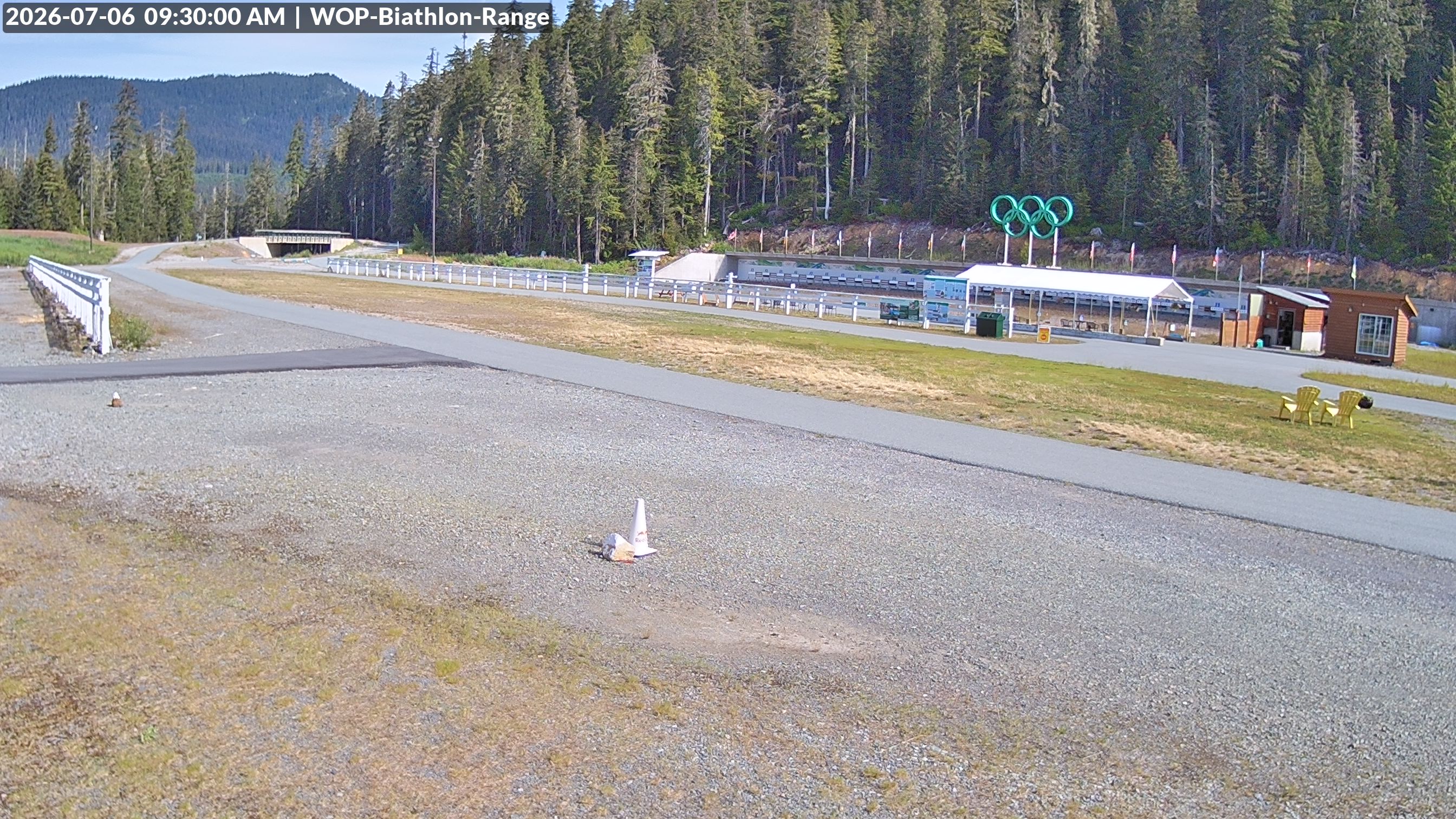 View looking North East to the Olympic Biathlon Range