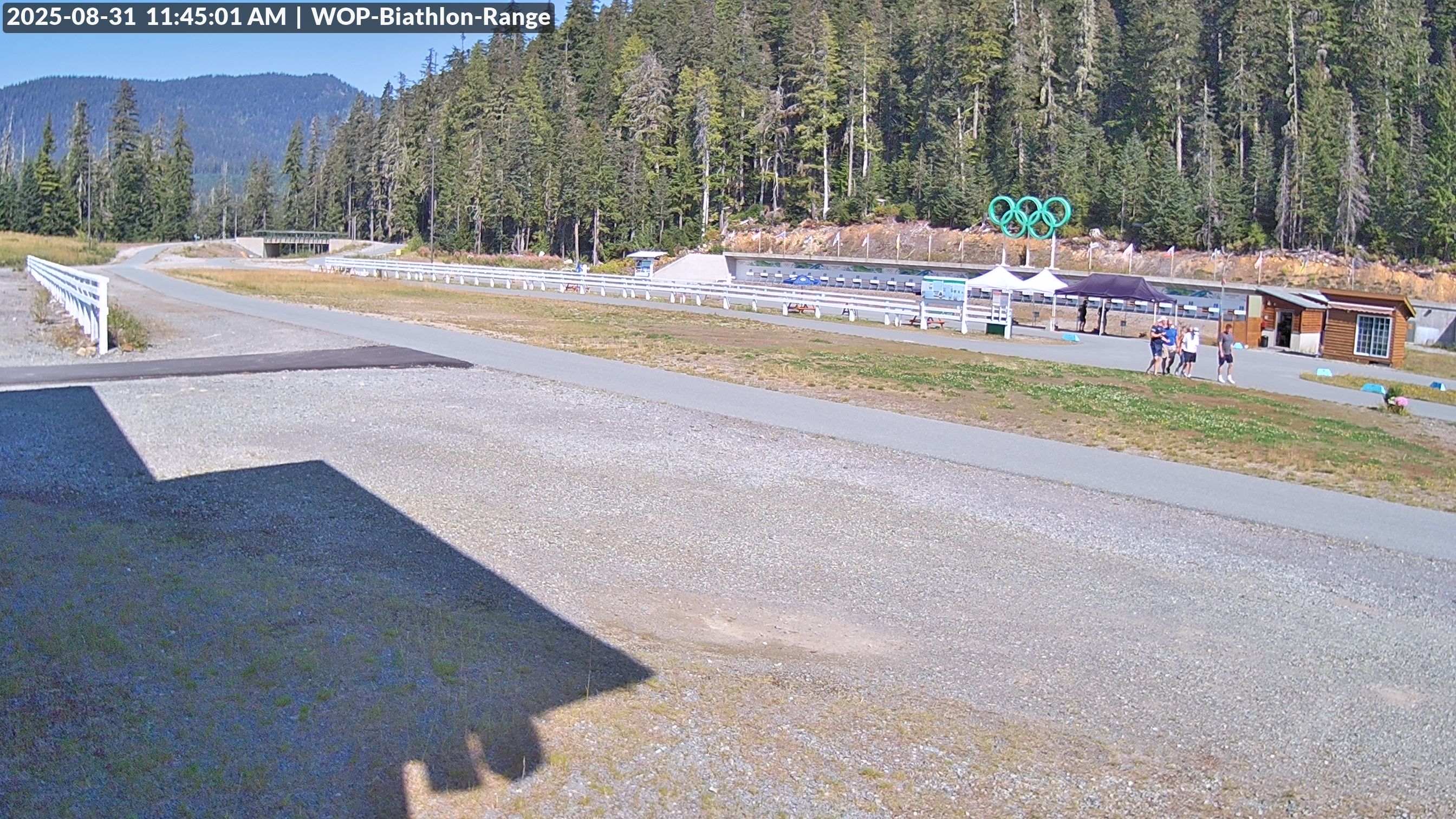 View looking North East to the Olympic Biathlon Range