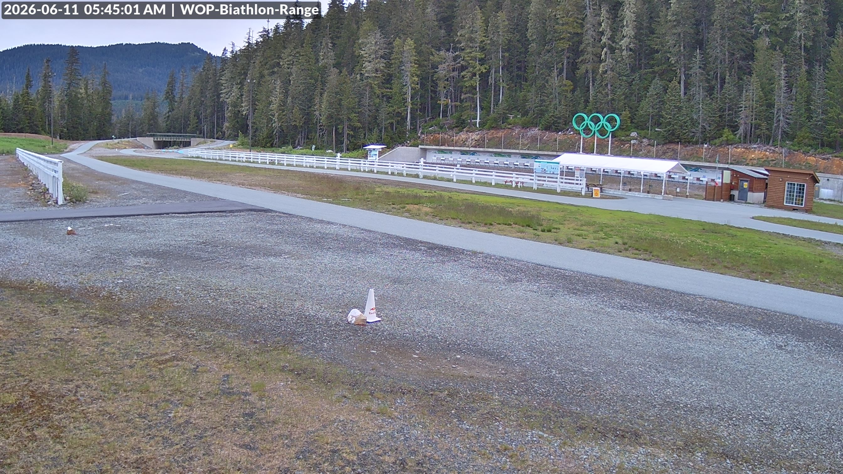 View looking North East to the Olympic Biathlon Range
