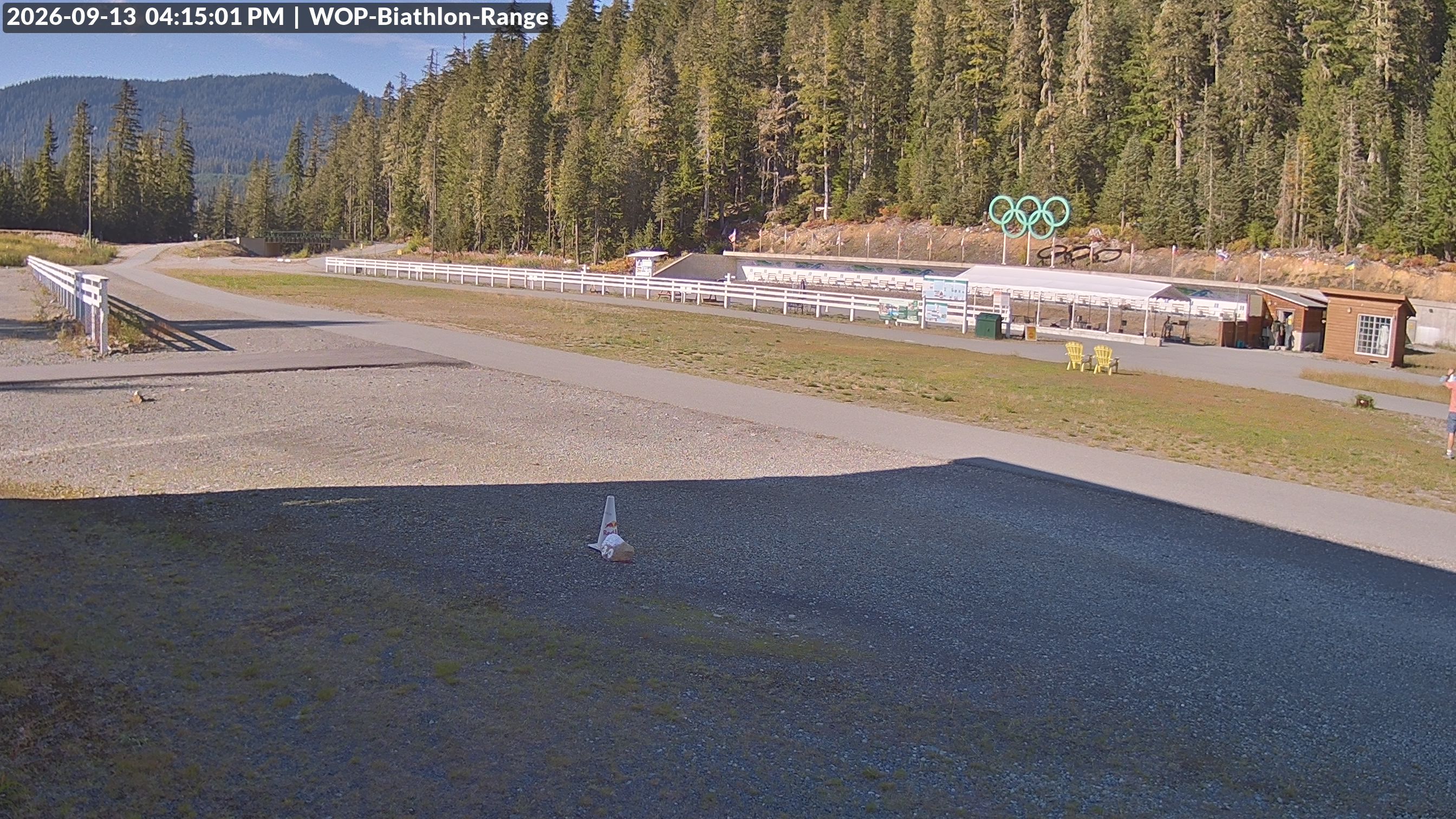 View looking North East to the Olympic Biathlon Range