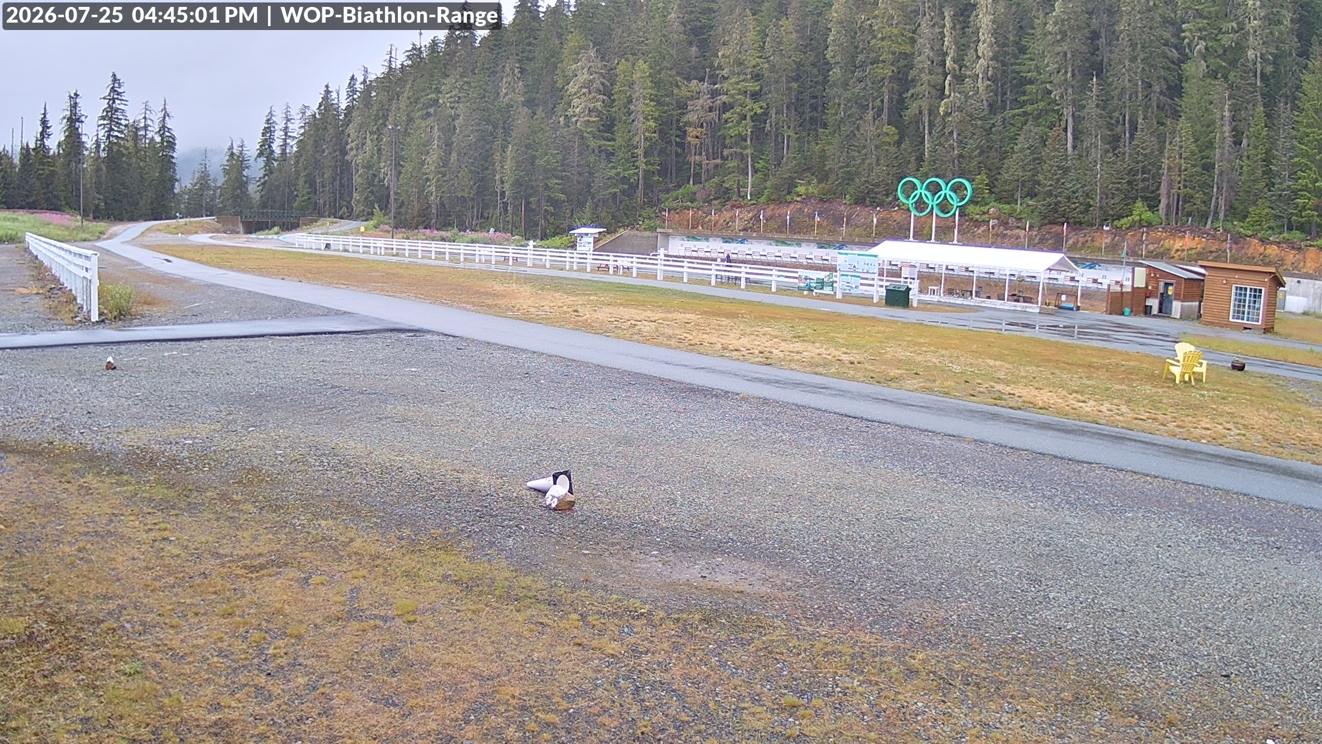 View looking North East to the Olympic Biathlon Range